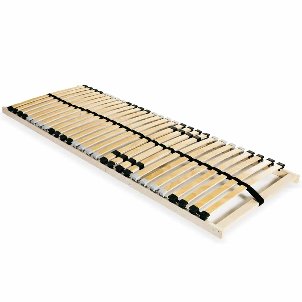 vidaXL Stelaż do łóżka z 28 listwami, 7 stref, 90 x 200 cm
