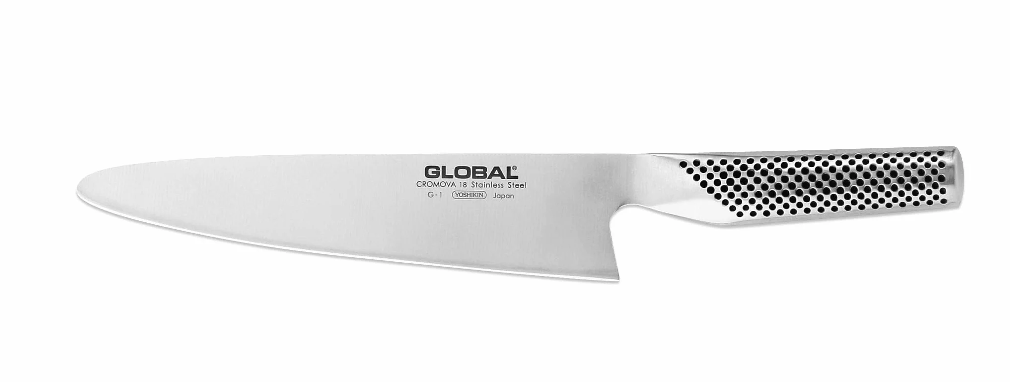 Global Noże G-1 krajalnica z ostrzem 21 cm, stal nierdzewna CROMOVA 18
