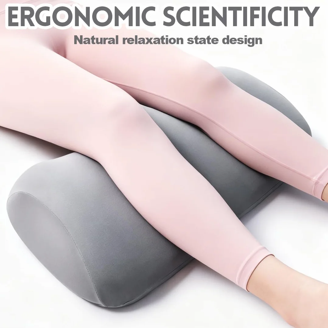 Ergonomiczna poduszka na kolano, pianka z pamięcią kształtu, zdejmowana i nadająca się do prania, podpiera nogi, kolana, biodra, 55 × 30 × 14,5 cm