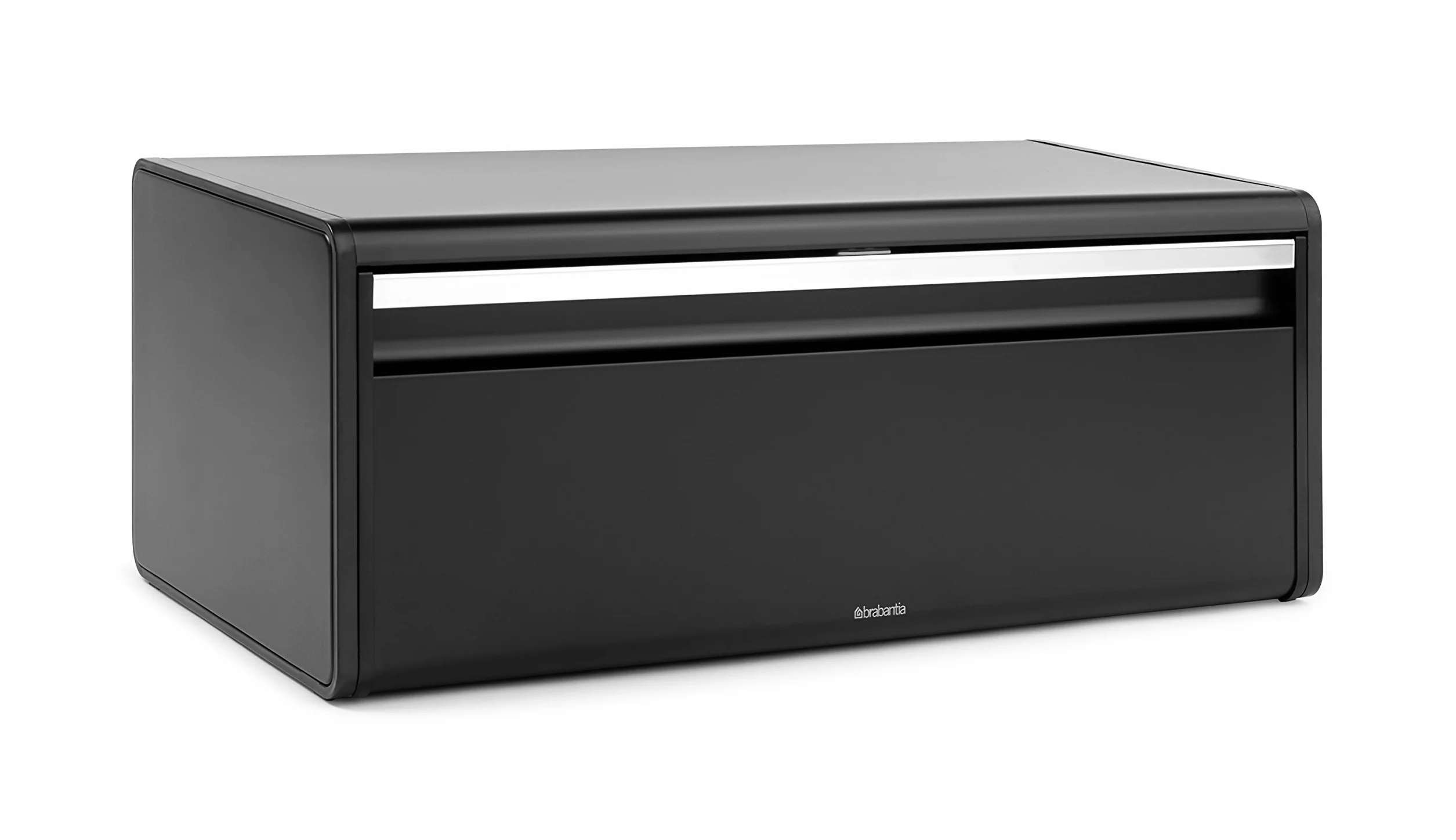 Brabantia Rectangular Chlebak, Czarny Matowy, 24.99 x 47.5 x 18.69 cm