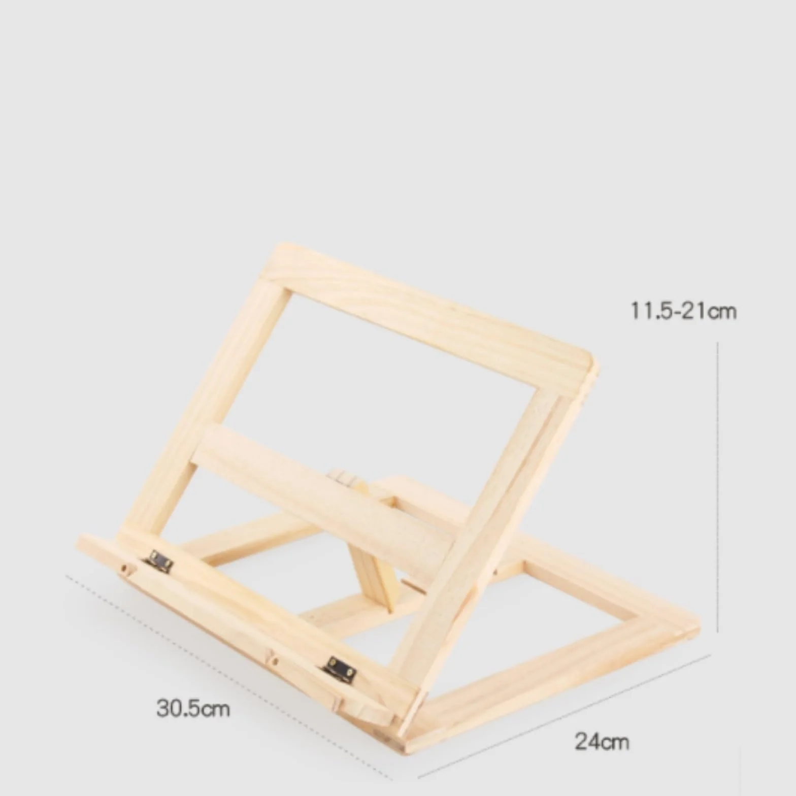 Stojak do Czytania Dekoracja Kuchni Wiejskiej Drewniana Półka Na Książki Z Przepisami Składany Stojak Tablet Podręcznikiem Stojaki na Książki(Wooden page clamp)