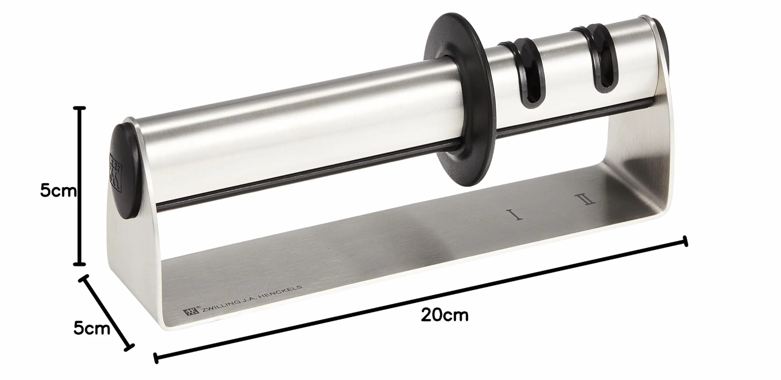 ZWILLING Twin Sharp ostrzałka do noży, 20 x 5 x 5 cm, stal nierdzewna, srebrna