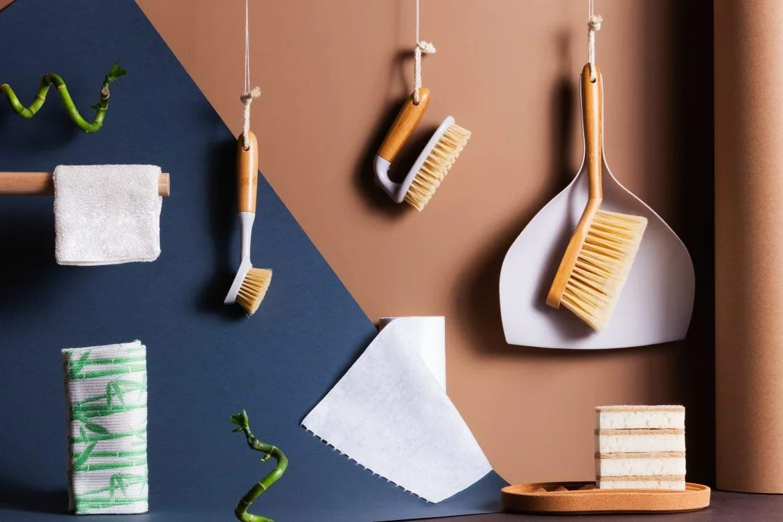 YORK Mop Płaski ECO NATURAL z Trzonkiem do Mycia Podłogi na Sucho i Mokro