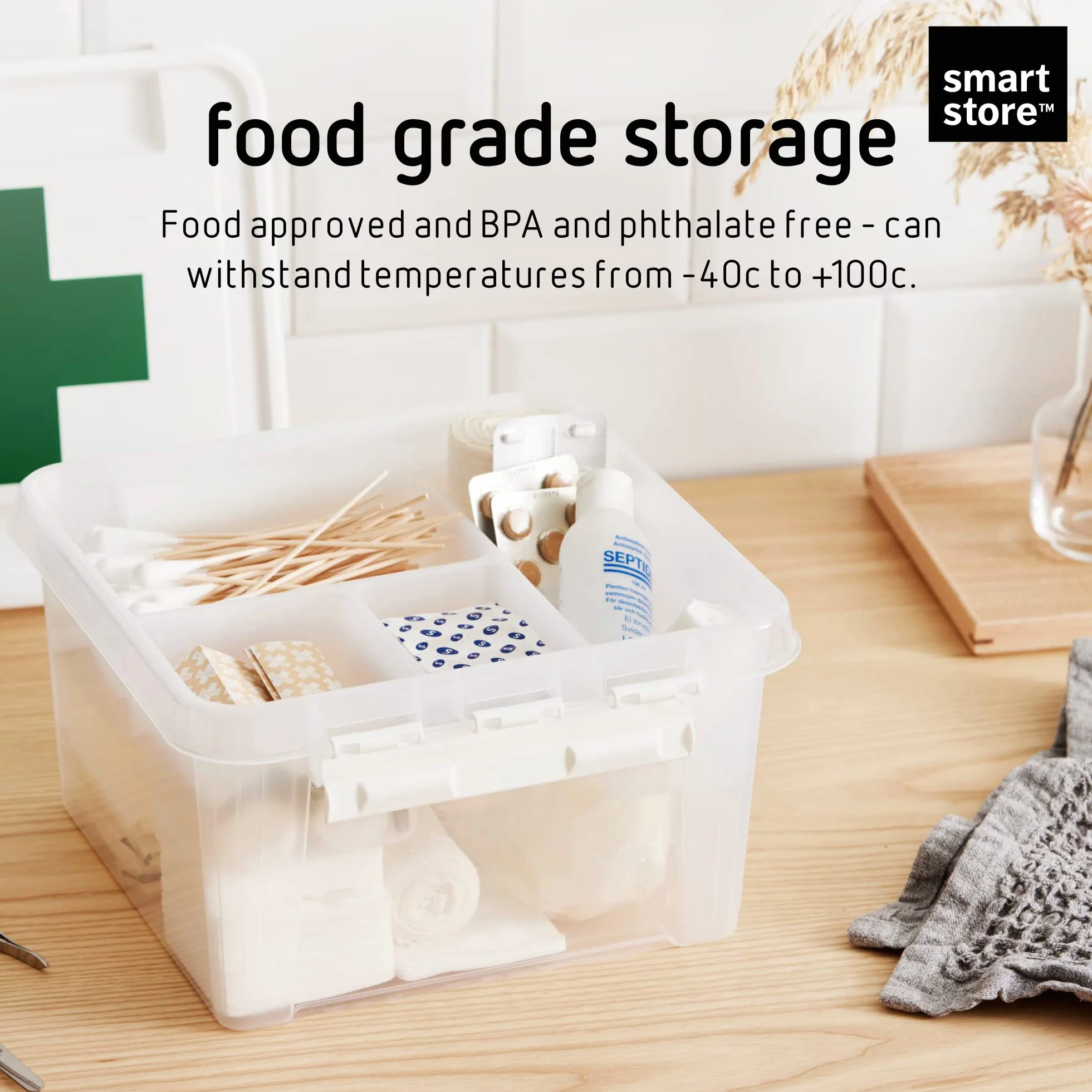 SmartStore system przechowywania pudełko pierwszej pomocy biała wkładka