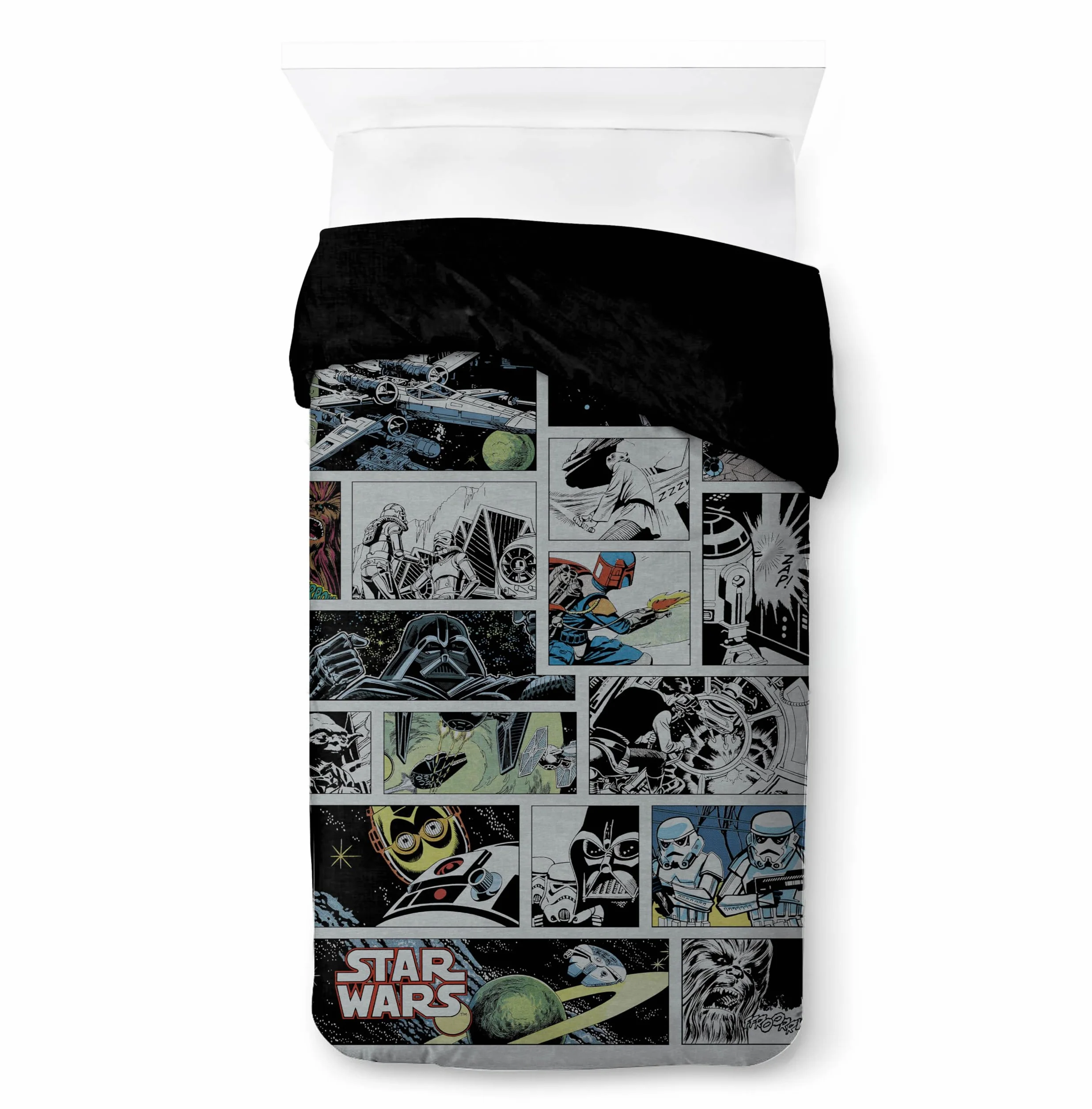 Jay Franco Star Wars Comic Bawełniana Poszewka na Kołdrę 50 x 70 cm