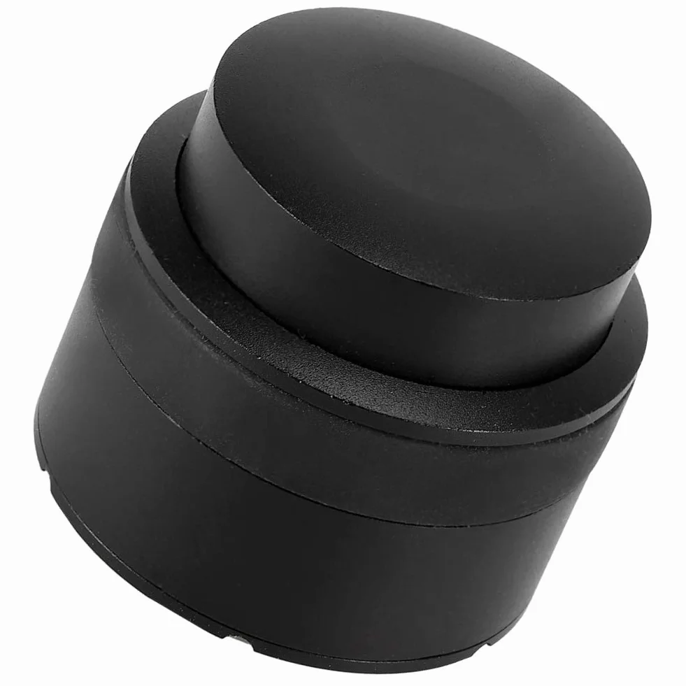 Dystrybutor ubijaka do kawy ze stali nierdzewnej 51 mm Narzędzie do poziomowania Premium Akcesoria baristyczne do kawiarni w domowym biurze Czarny aluminium Stal nierdzewna 461g