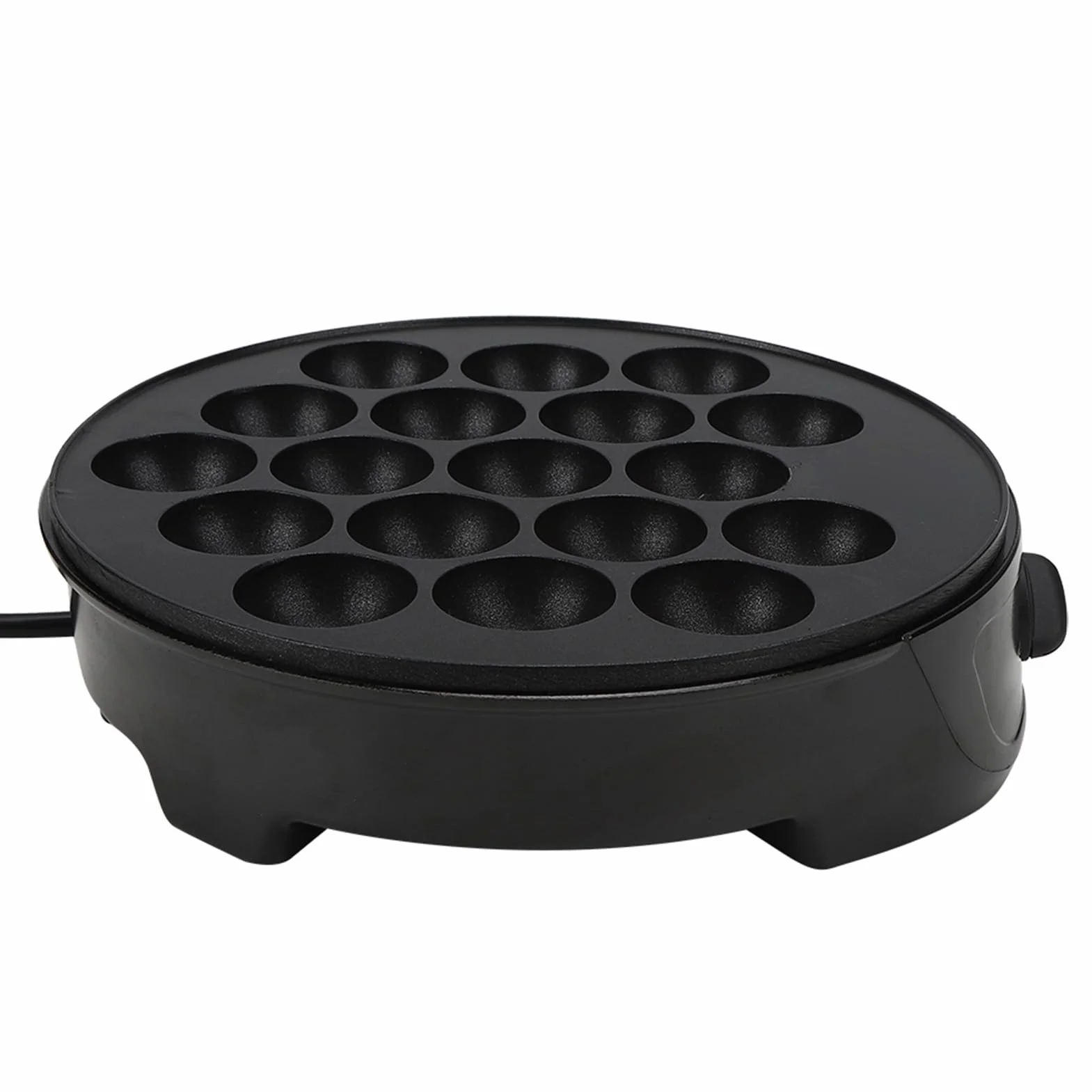 Ejoyous Takoyaki Maker, 18 siatek gospodarstwa domowego, ośmiornica, mini elektryczna, forma do pieczenia, szybka maszyna śniadaniowa (UE)