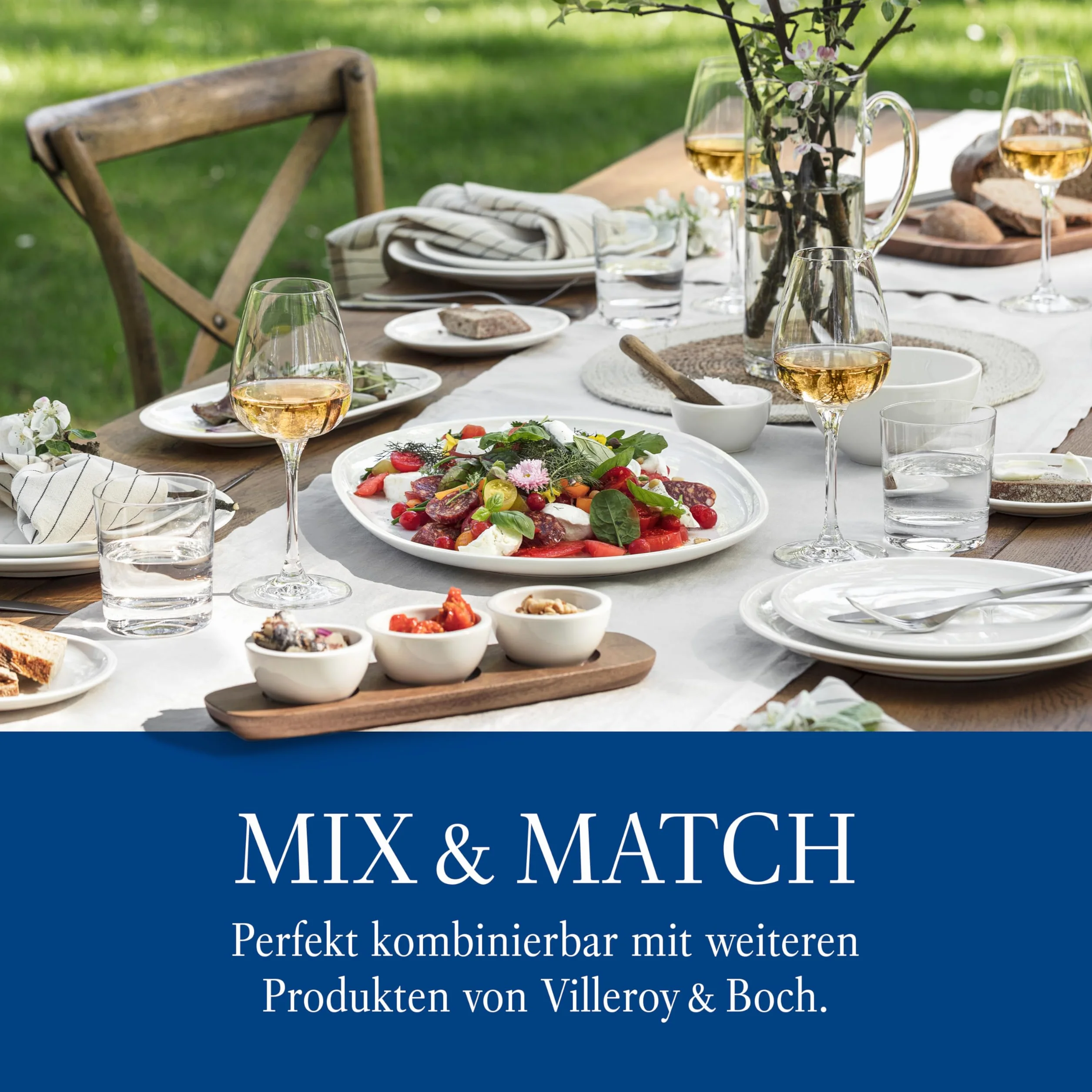 Villeroy & Boch - Artesano 2-częściowy zestaw sztućców do sałatek, drewniane, sałatki, sztućce, drewniane łyżki, drewniane widelce, drewno akacjowe