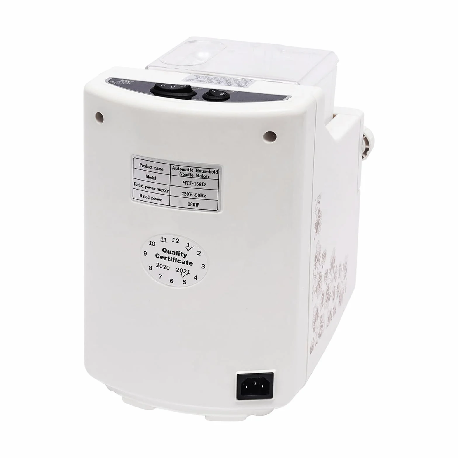 Elektryczna maszynka do makaronu 180 W 220 V 9 tarcz automatyczna
