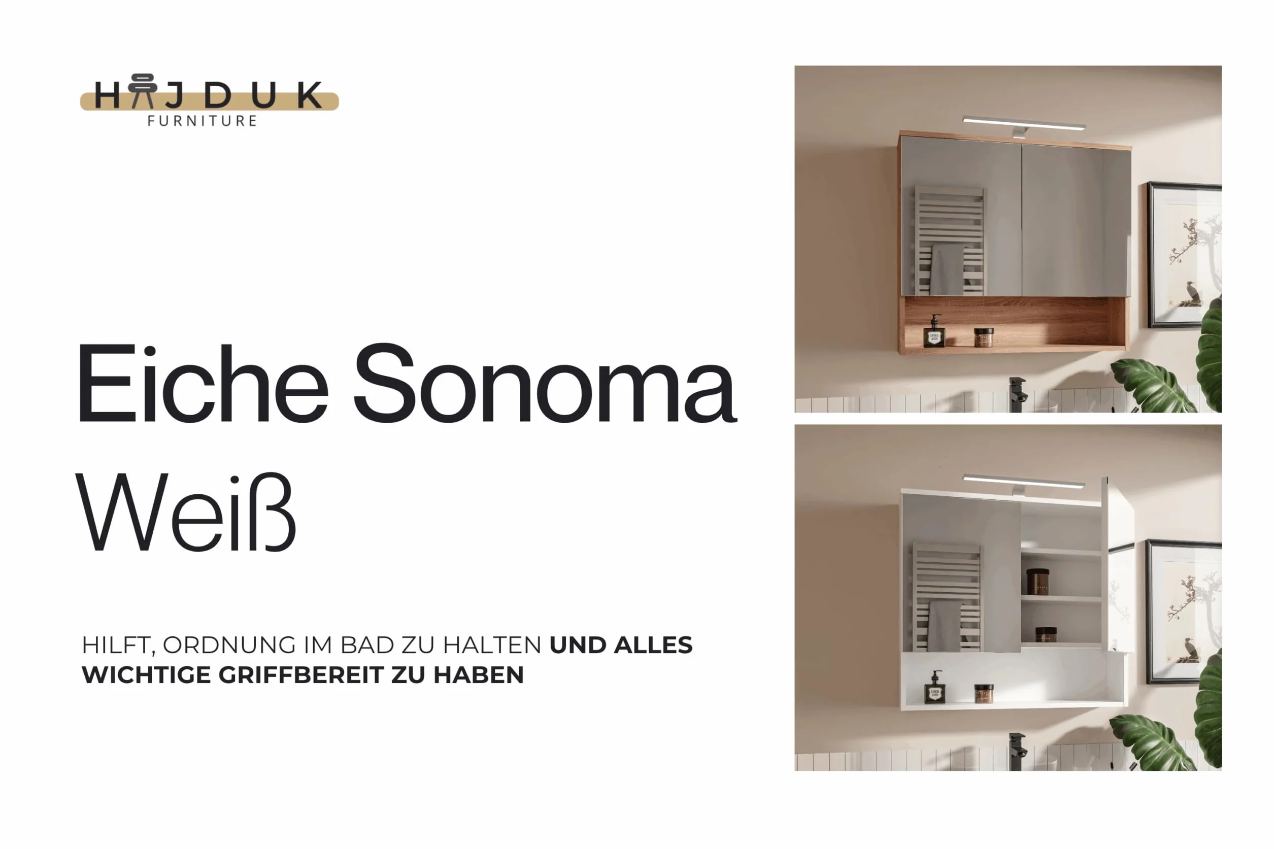 Szafka Łazienkowa LED Biała Mat Wisząca Dwudrzwiowa z Lustrem 78x70 cm Ciche Domykanie IP44