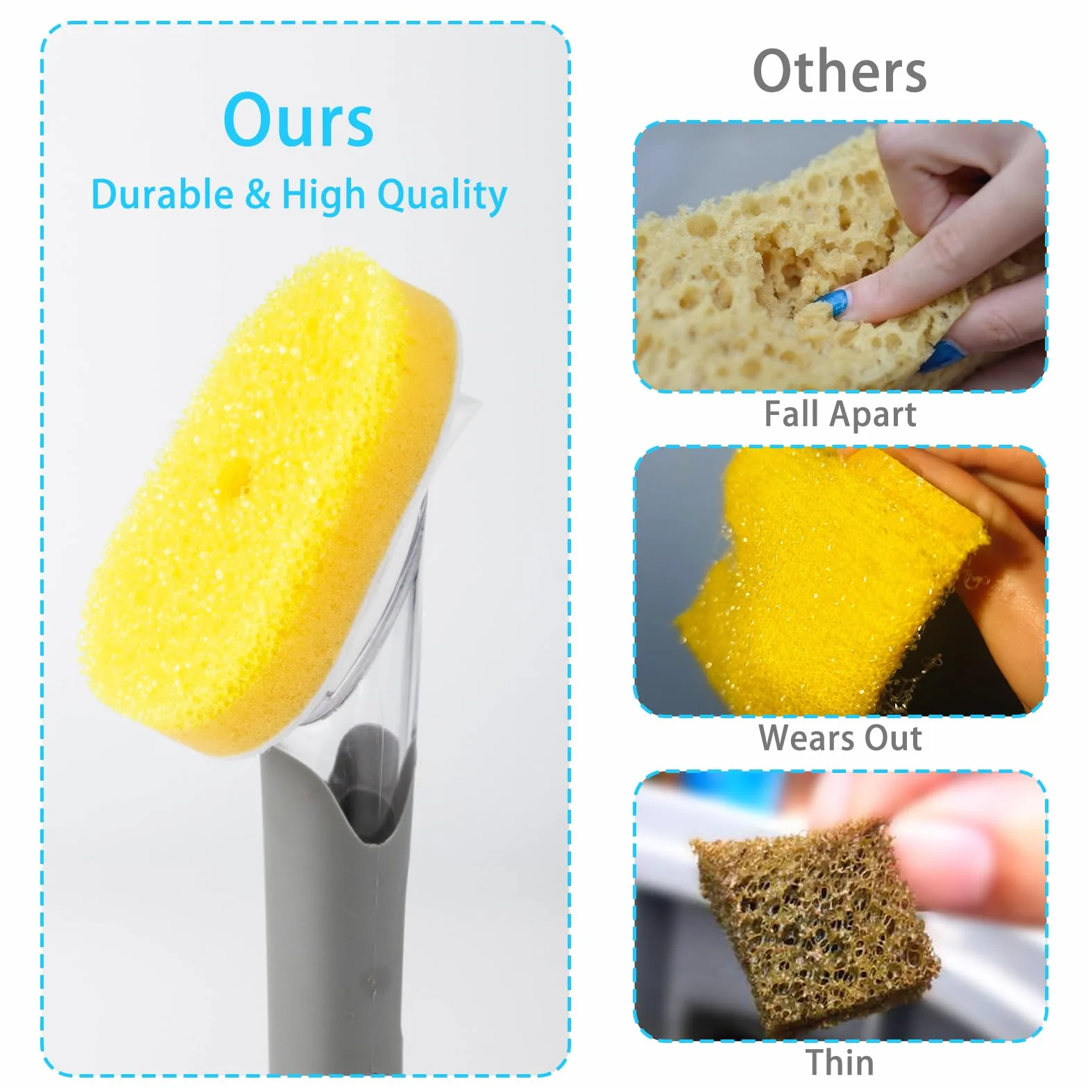 Wkłady zamienne do gąbki Scrub Daddy – wymienne głowice do czyszczenia naczyń