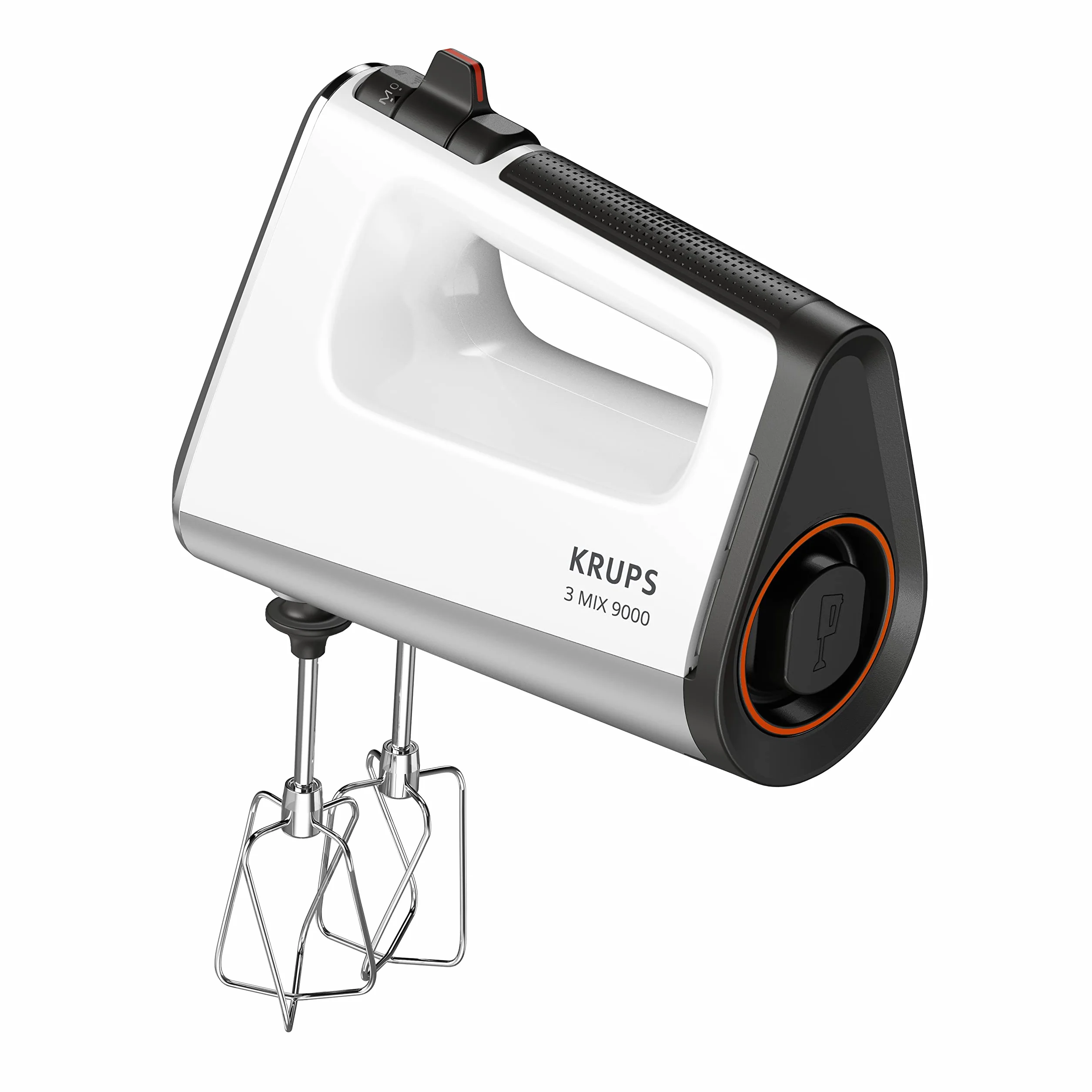 Krups GN9101 3 Mix 9000 mikser ręczny | 750 W | wydajny | regulator prędkości | tryb turbo | funkcja pulsu | ergonomiczny uchwyt | długi kabel | w zestawie trzepaczka i hak do ugniatania |