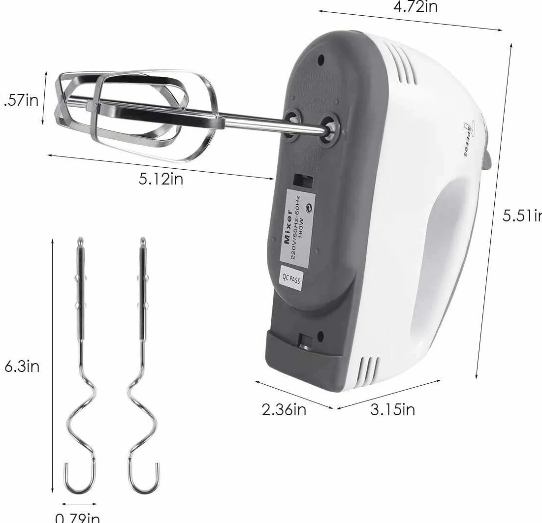 Deals - Mikser miksera miksera z 5 prędkościami miksera