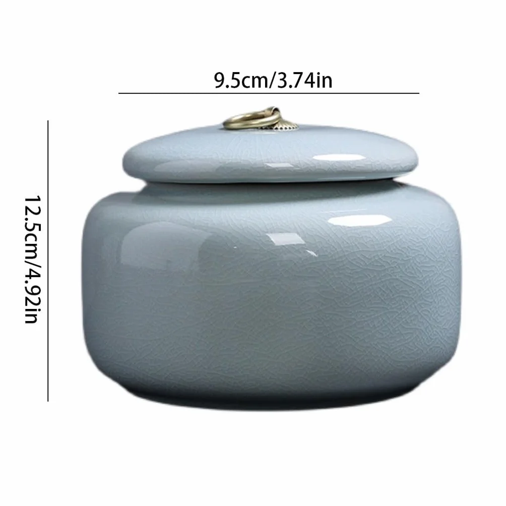 Puszka na herbatę ceramiczna przechowywanie zielona herbata czarna herbata gospodarstwo domowe 1300 ml pudełko na herbatę kamionka suszone owoce cukierki słoik pojemnik na herbatę