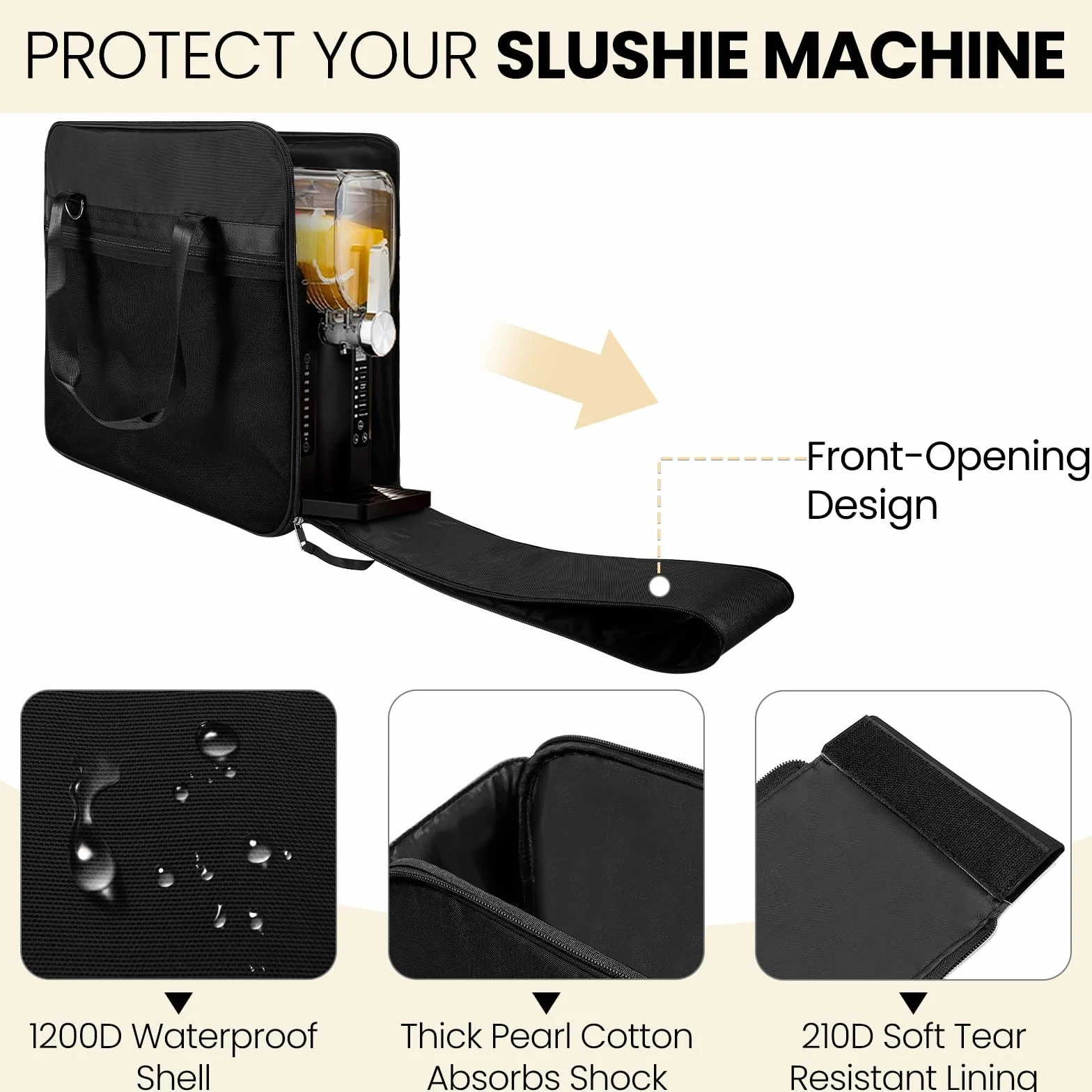 Torba do automatów do slushi Ninja FS300/FS301 pyłoszczelna podróżna