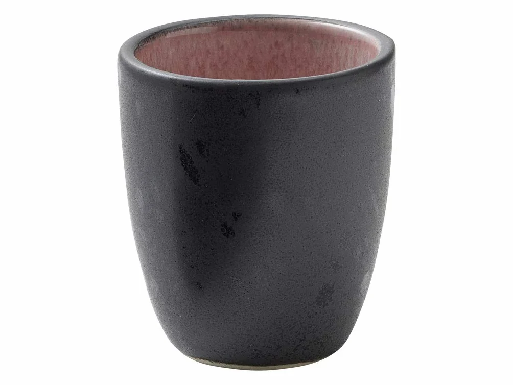 BITZ Filiżanki do espresso, zestaw filiżanek do kawy i espresso, z kamionki, 10 ml, nadają się do mycia w zmywarce, zestaw 6 sztuk, czarne