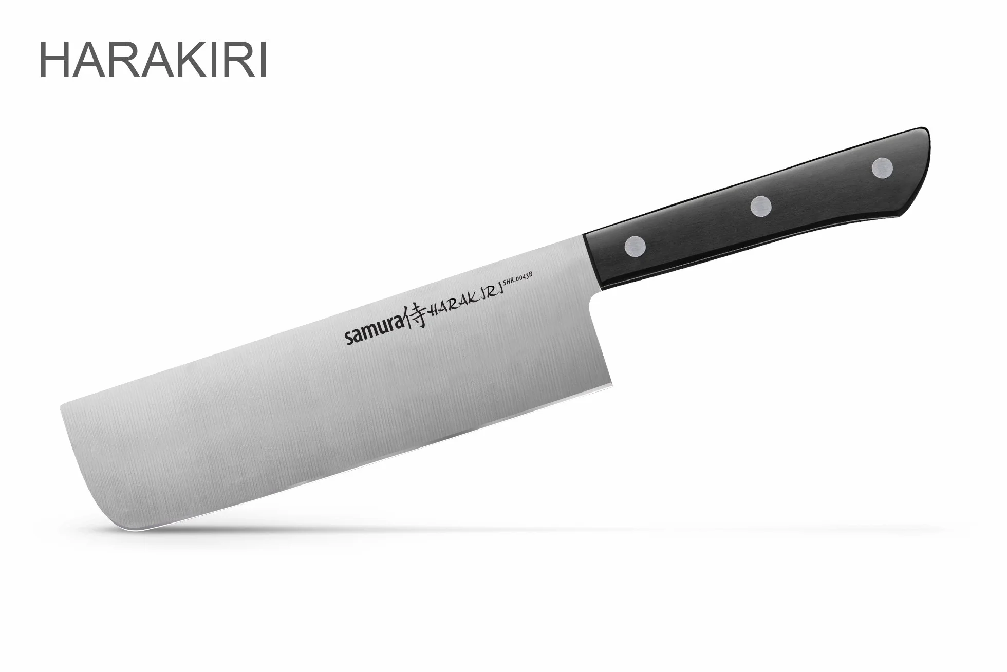 SAMURA Harakiri profesjonalny zestaw noży XXL, bardzo ostry, z 8, nóż do warzyw, nóż uniwersalny, nóż Nakiri, nóż Santoku, nóż kucharski, czarny uchwyt