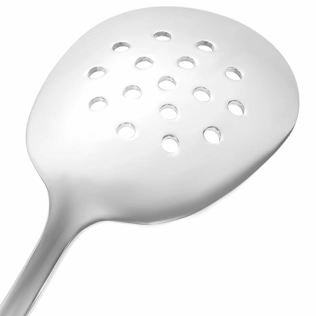 UPKOCH Łyżka ze stali nierdzewnej do pianki, do zupy, cedzaka, łyżka do serwowania, sitko do kuchni, żywności, sałatek, bufetu, przybory kuchenne