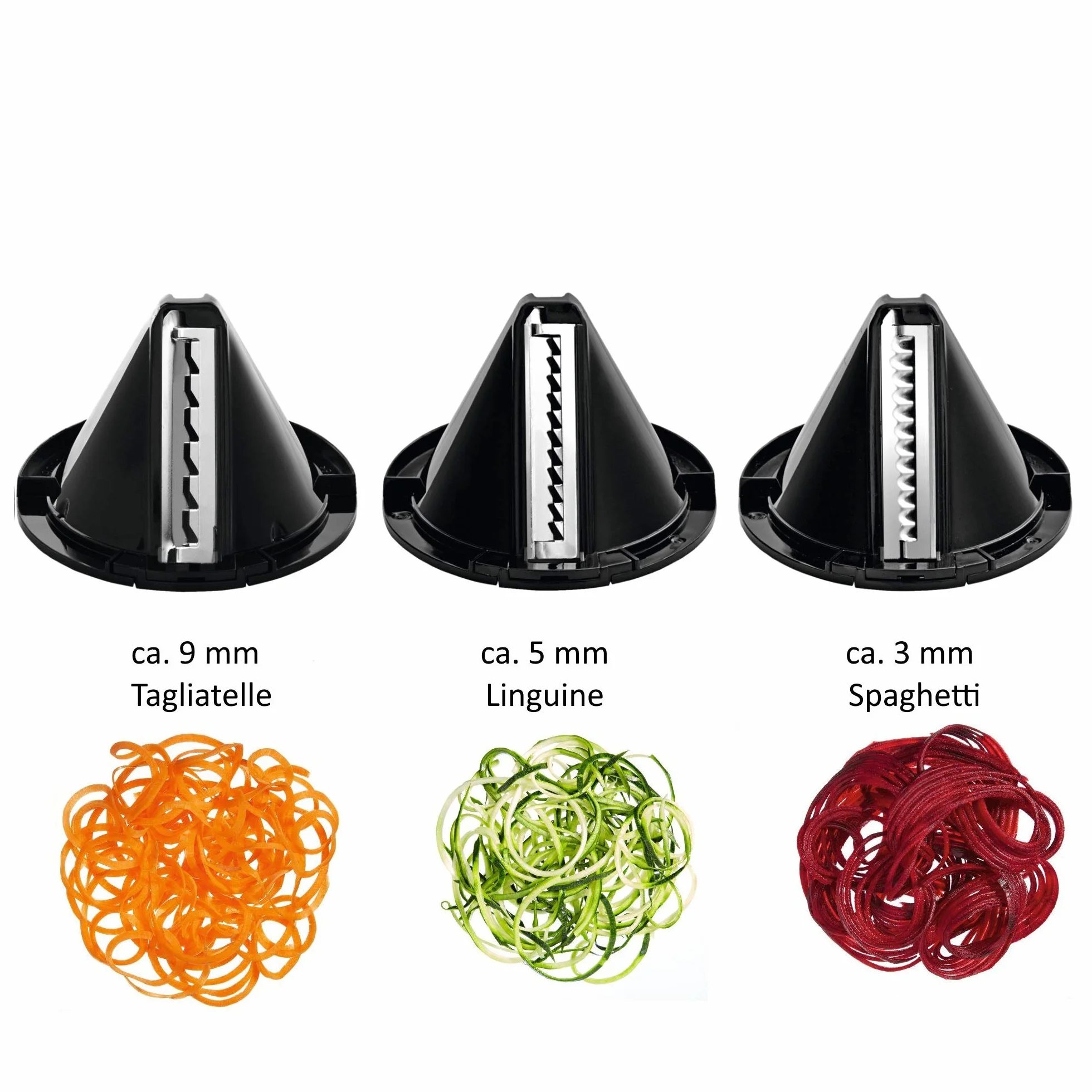 Wmf 416480011 KULT X Krajalnica Spiralna do Warzyw, Inne, 80 W, Srebrny/Czarny