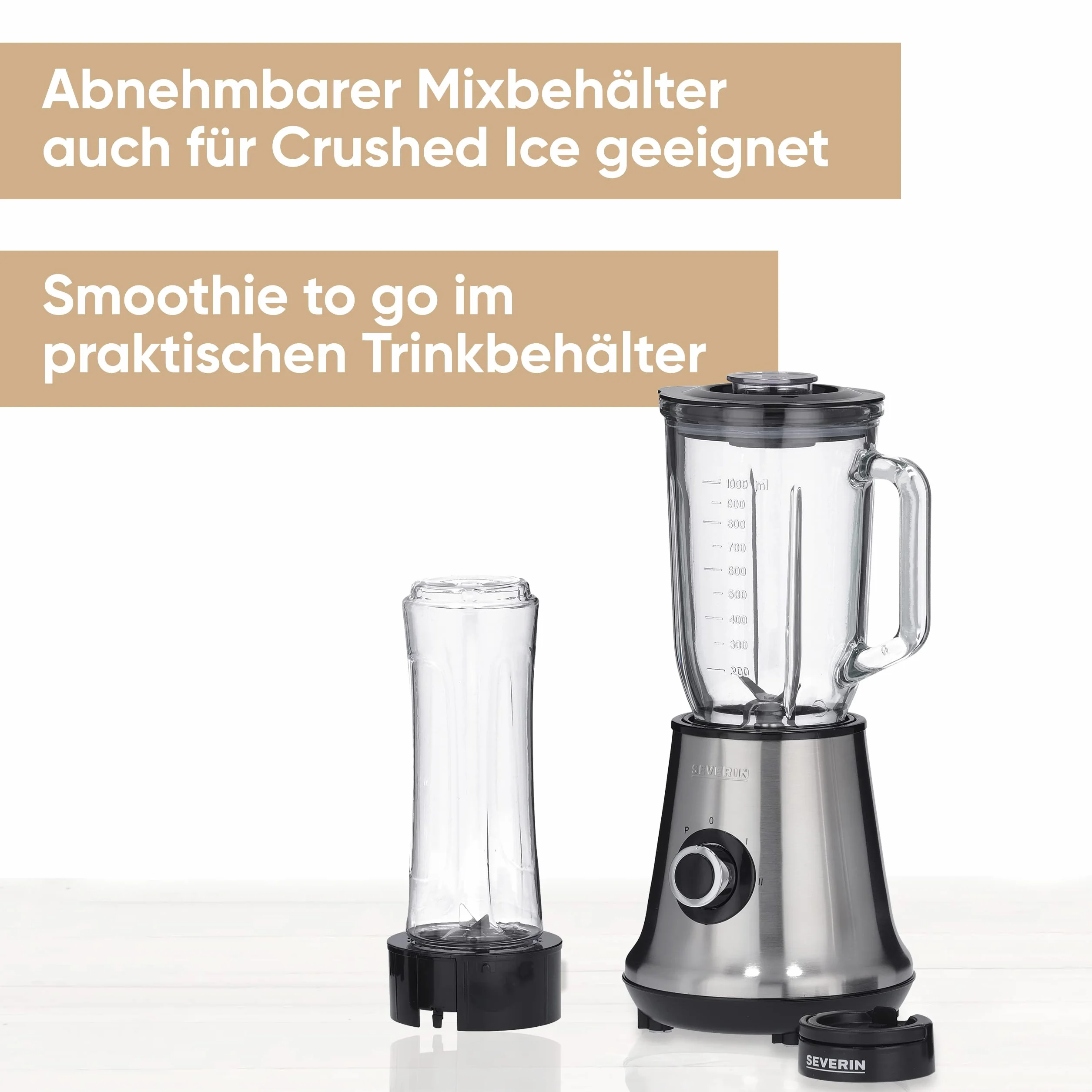 Severin Sm 3737 Mikser Kielichowy + Smoothie Mix & Go