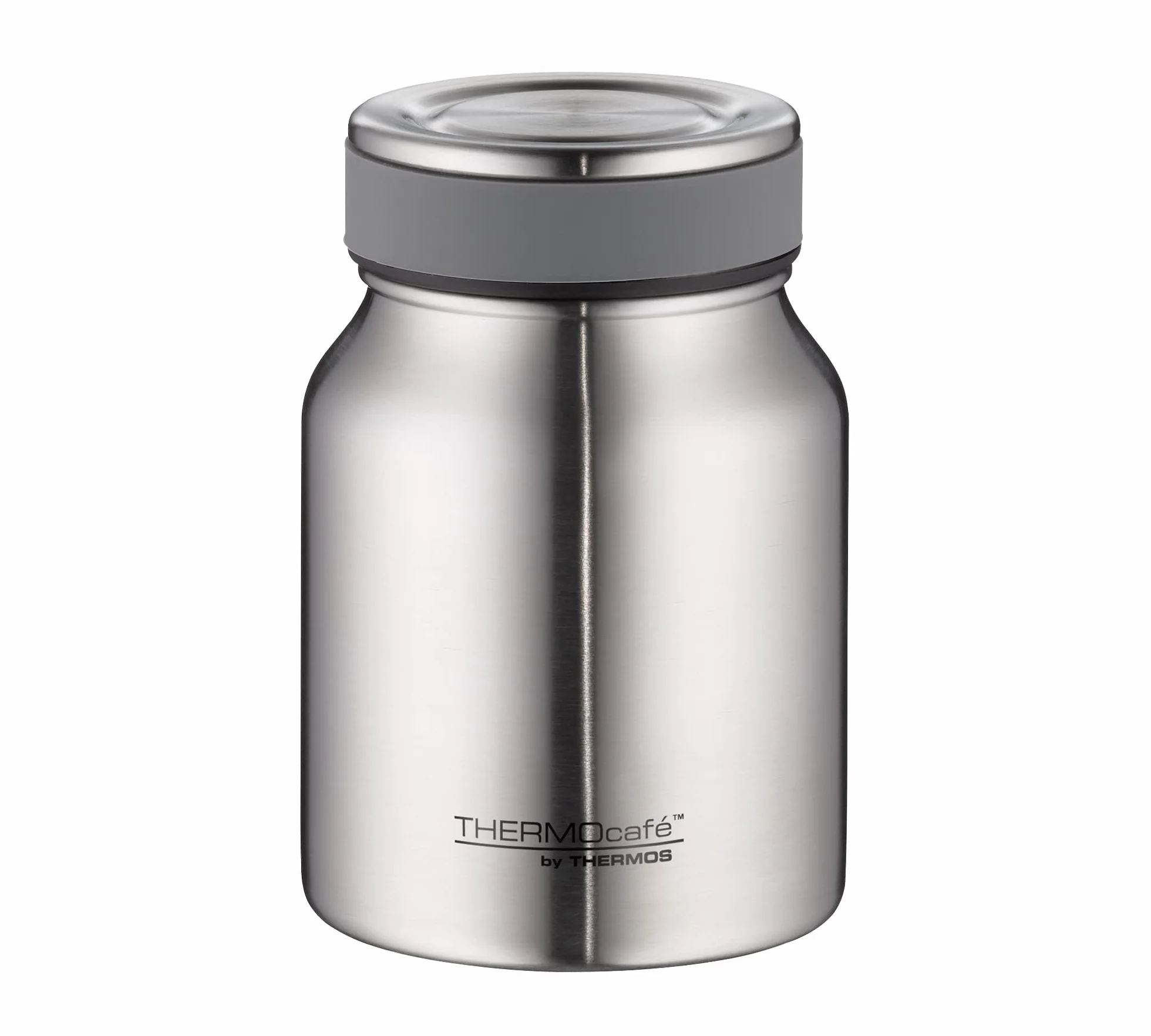 TC FOOD JAR 0,50 l, stalowy pojemnik termiczny na żywność ze stali nierdzewnej, 9 h gorący/14 h zimny, pojemnik na lunch, izolowane naczynie na zupę, musli, by THERMOS, do zmywarki, kubka ze stali