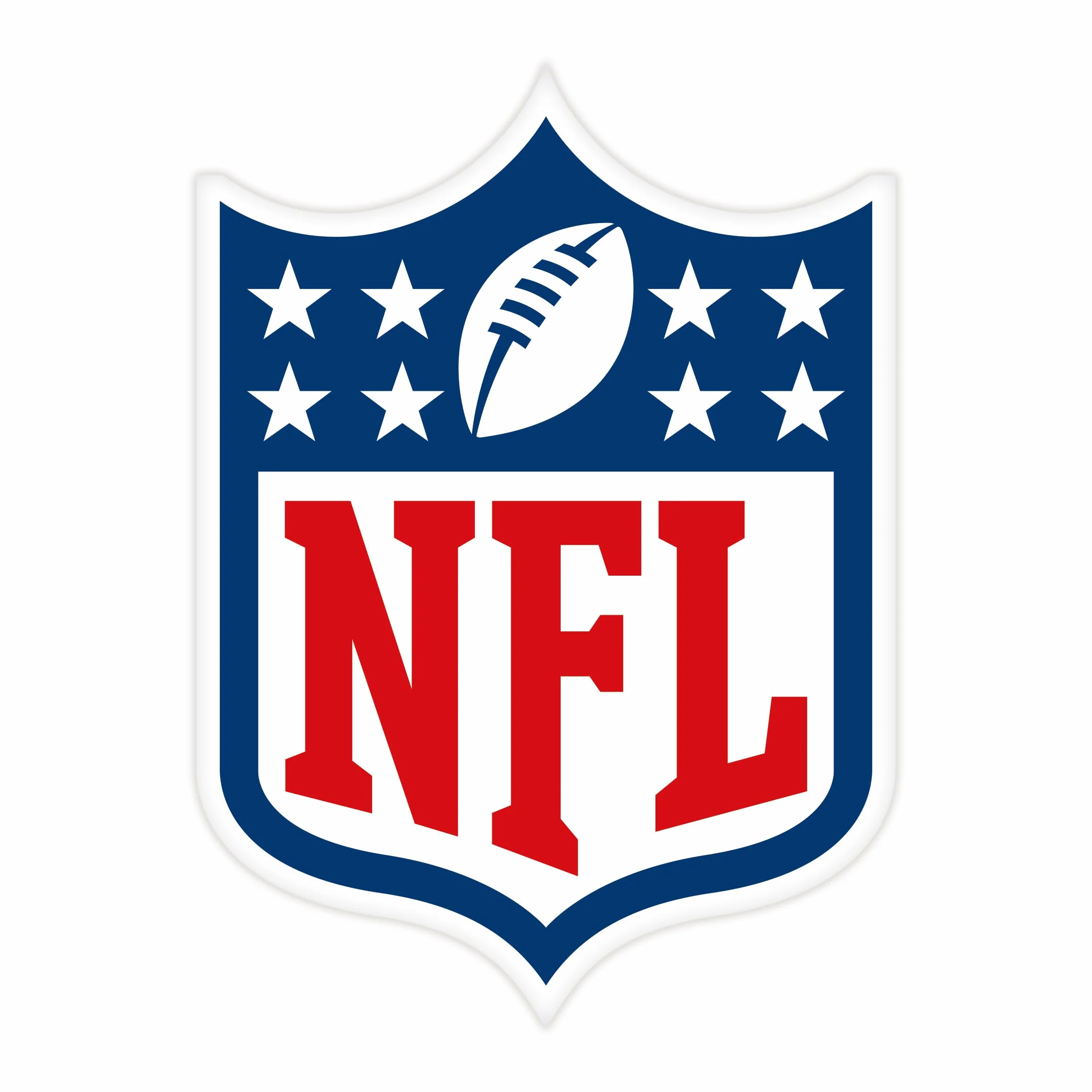 Herding NFL herb poduszka konturowa, ok. 36 x 26 cm, 100% poliester