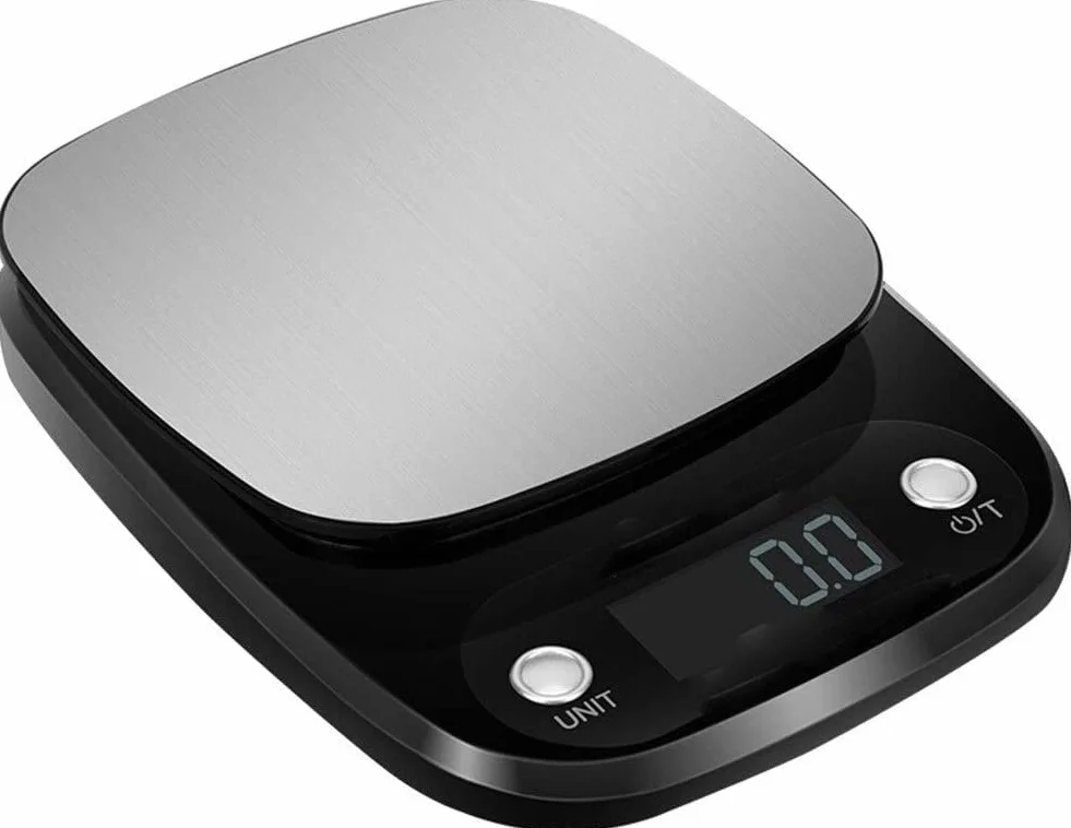 Waga kawy elektroniczna cyfrowa waga kawy dokładność gospodarstwa domowego mini gram skala 3kg dokładność 0,1g