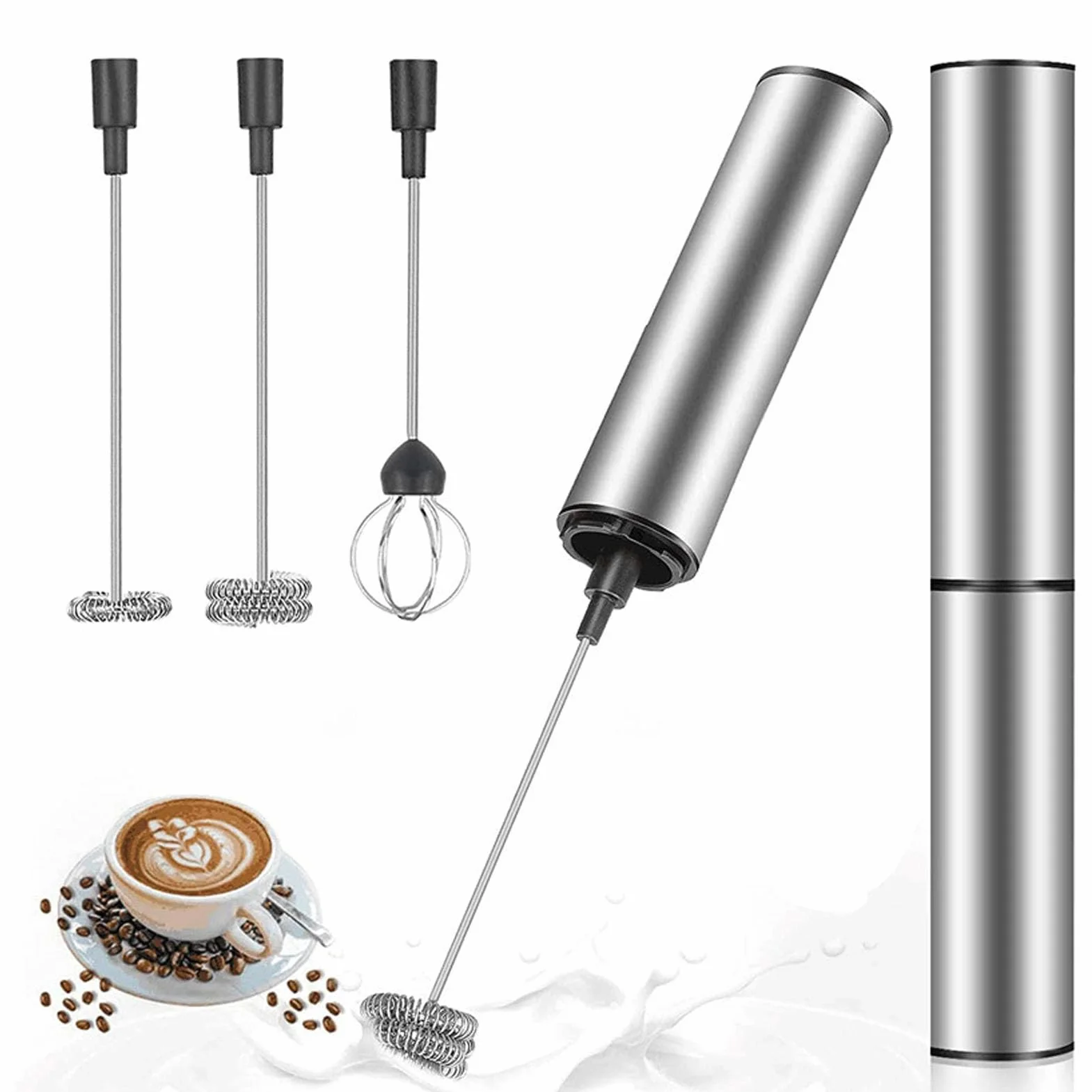 Elektryczna Trzepaczka USB Spieniacz do Mleka do Ubijania Jajek Blender do USB 3 w 1 Mieszarka do Ubijania Jaj Parzonych Trzepaczka do Jajek Spieniacze do Mleka Jajecznego