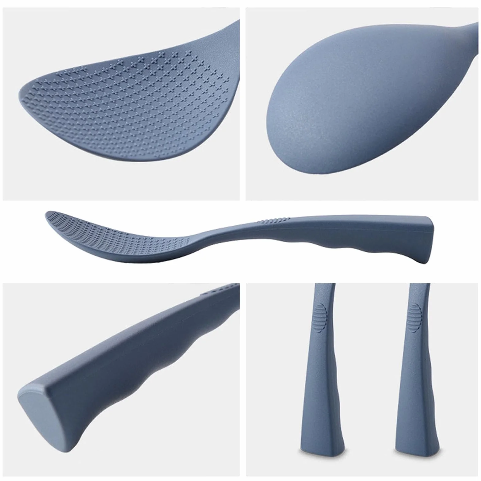 Łopatka do ryżu, nieprzywierająca, stojąca, łopatka do ryżu, łopatka do ryżu, elegancka, ergonomiczna łyżka do serwowania ryżu, do hotelu, restauracji