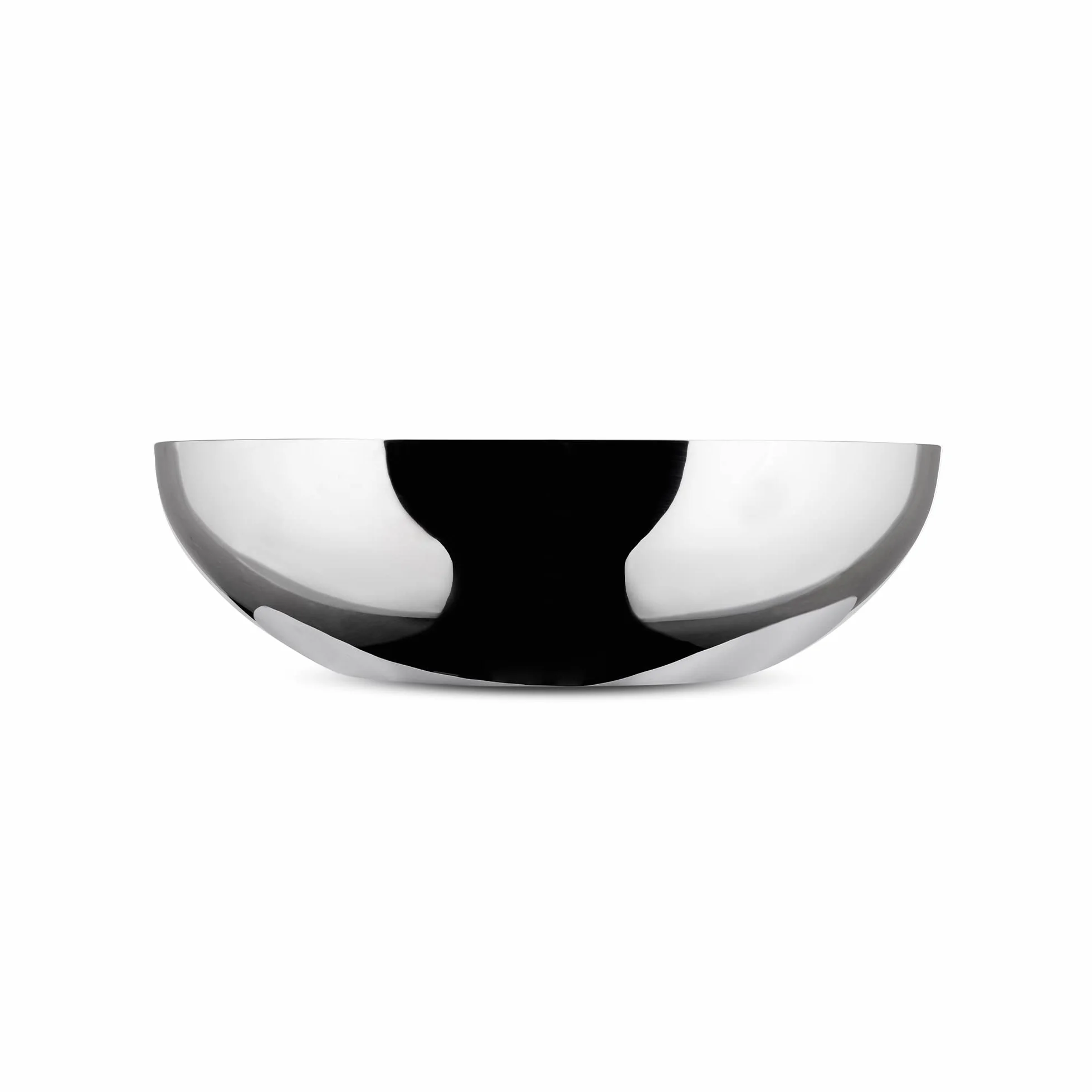 Alessi Podwójna miska (DUL02/32), srebrna, 32 cm