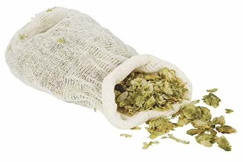 3 x torba muślinowa do 150 g granulatu chmielowego - skarpeta chmielowa - torba wielokrotnego użytku na chmiel - torby na przyprawy, bawełniana torba na chmiel - gaza