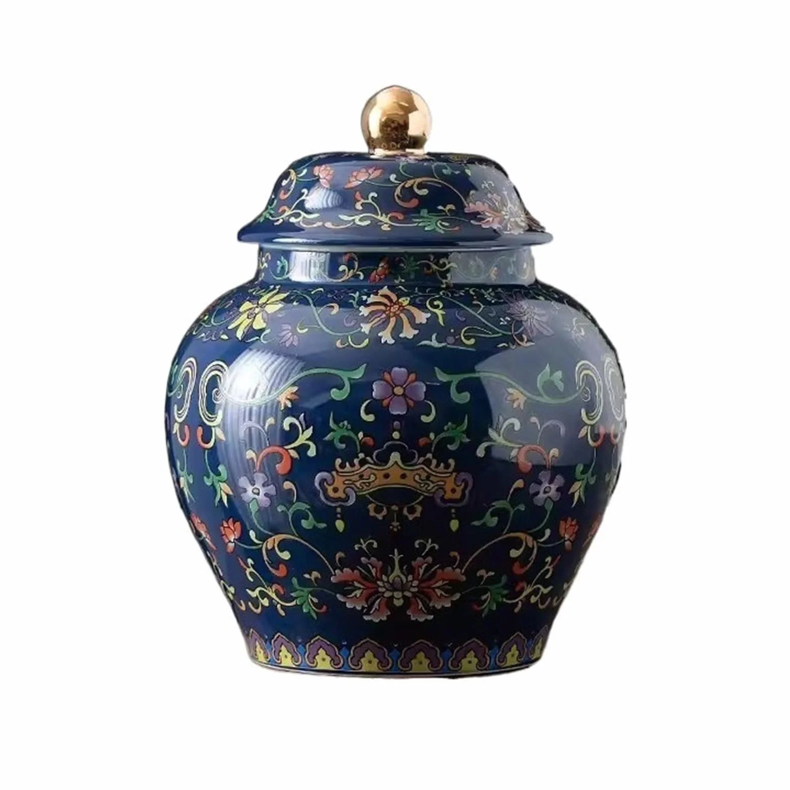 pojemnik na herbatę Luksusowy klasyczny emaliowany pojemnik na herbatę ceramiczny duży słoik z czarną herbatą i zieloną herbatą Słoik do przechowywania w gospodarstwie domowym ceramiczny pojemnik na h