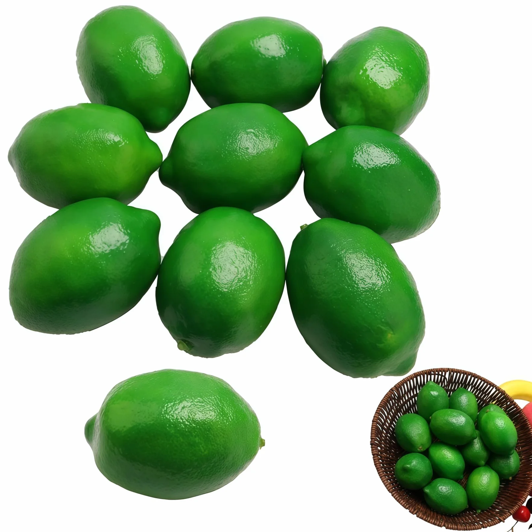 10 sztuk słodkich cytryn, sztuczne owoce, cytryny, dekoracja, realistyczne owoce, pyszne cytryny, dekoracja nadaje się na urlop, imprezę, dekoracja, rekwizyty fotograficzne (zielone)