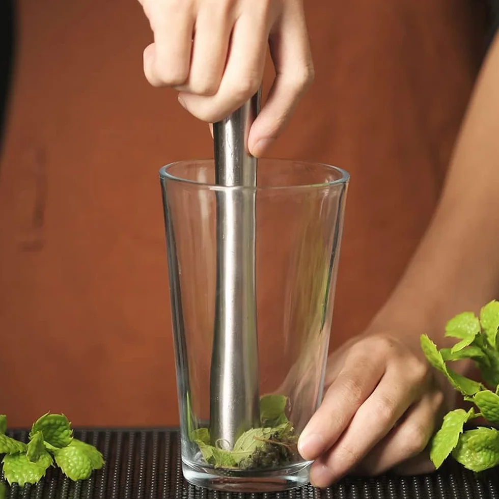 Tłuczek koktajlowy 22,5 cm, kruszony młot do koktajli, do mojito i innych napojów owocowych, akcesoria koktajlowe