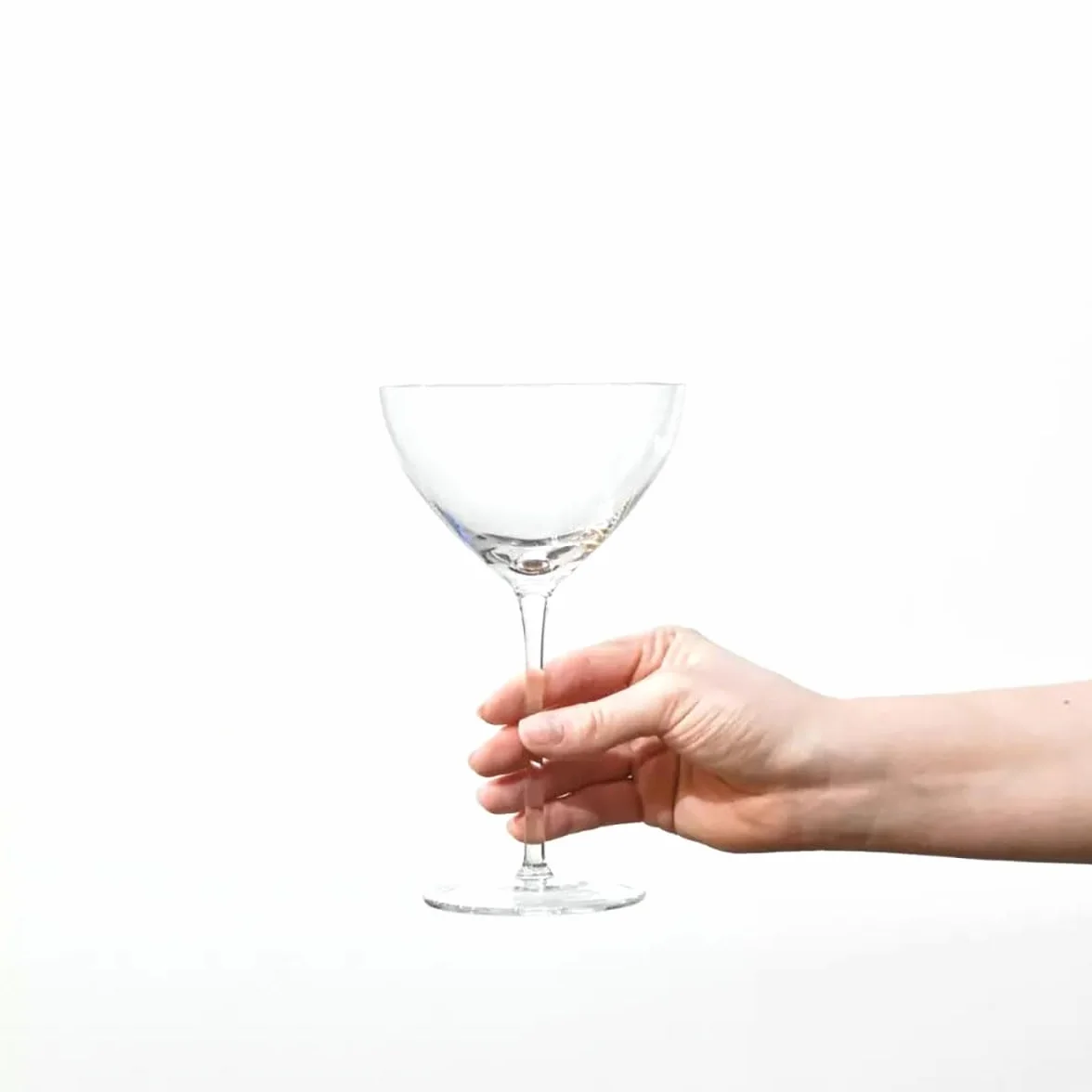 KROSNO Harmony Kieliszki do Martini i Koktajli 340 ml Zestaw 6 szt – Szkło Kryształowe Bezołowiowe, Klasyczna Szeroka Czasza, Długa Nóżka, Do Cosmopolitan, Drinków, Zmywarka