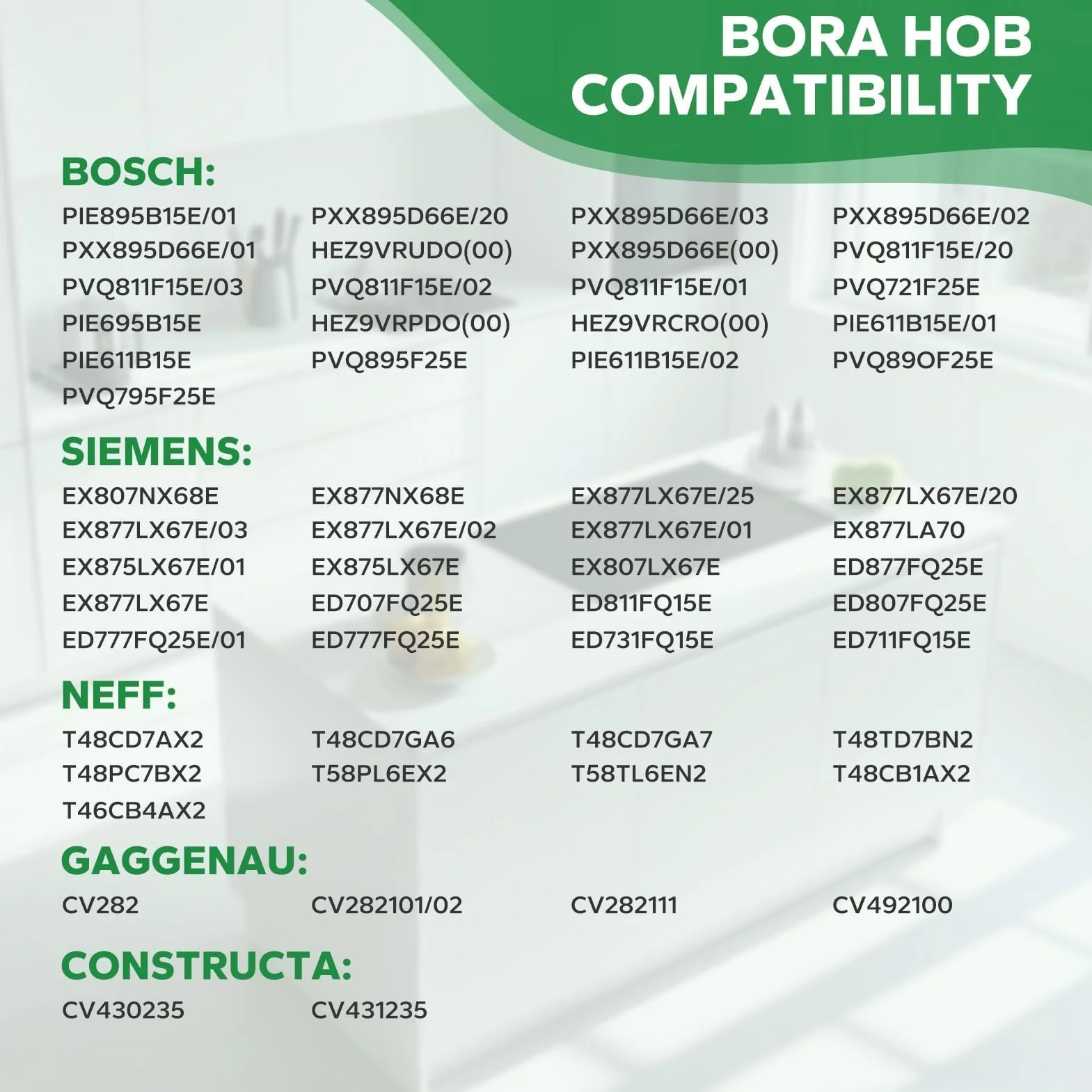 4 filtrów z węglem aktywnym do okapu kuchennego HZ9VRCR0 17004796/ Bosch HEZ9VRCR0 17004805/ Neff Z821VR0 17004806/ Gaggenau CA282111/Constructa CZ9VRCR0, Filtr wymienny