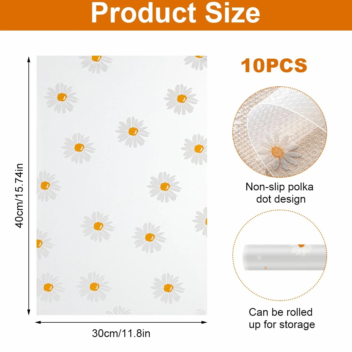Antybakteryjne maty do lodówki, 10 sztuk, 30 × 40 cm, odprowadzają wilgoć, antypoślizgowe, nadają się do prania, możliwość przycięcia, do kuchni, szafy, stołu, szuflady