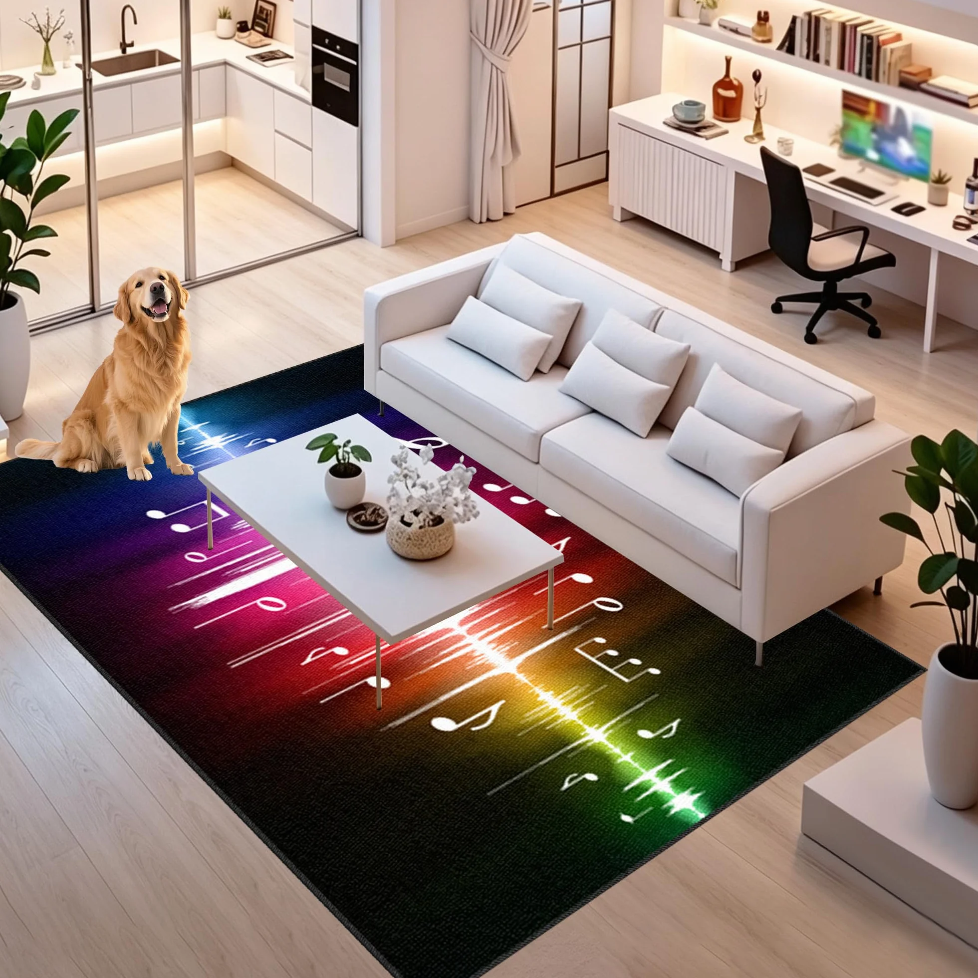Dywanik gamingowy 160 x 180 cm, do sypialni chłopców, 3D, dekoracja pokoju dziecięcego, mata do pokoju gracza i salonu, antypoślizgowa mata do zabawy, ochraniacz podłogi, krzesło gamingowe