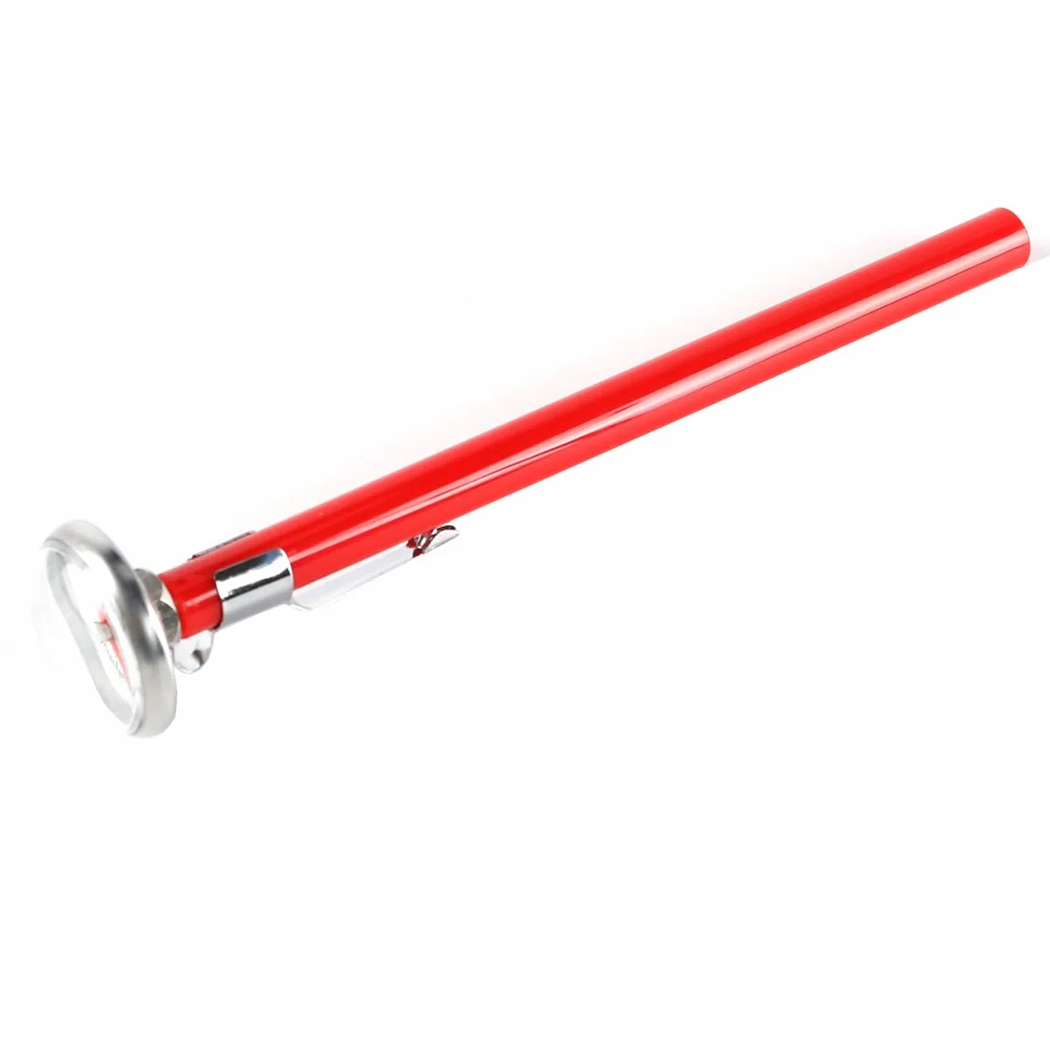 Termometr do kawy i mleka do pomiaru temperatury mleka, kawy, pieczenia, herbaty i żywności - sonda ze stali nierdzewnej z wyświetlaczem LCD, od -10 do 110°C/od 0 do 220°C
