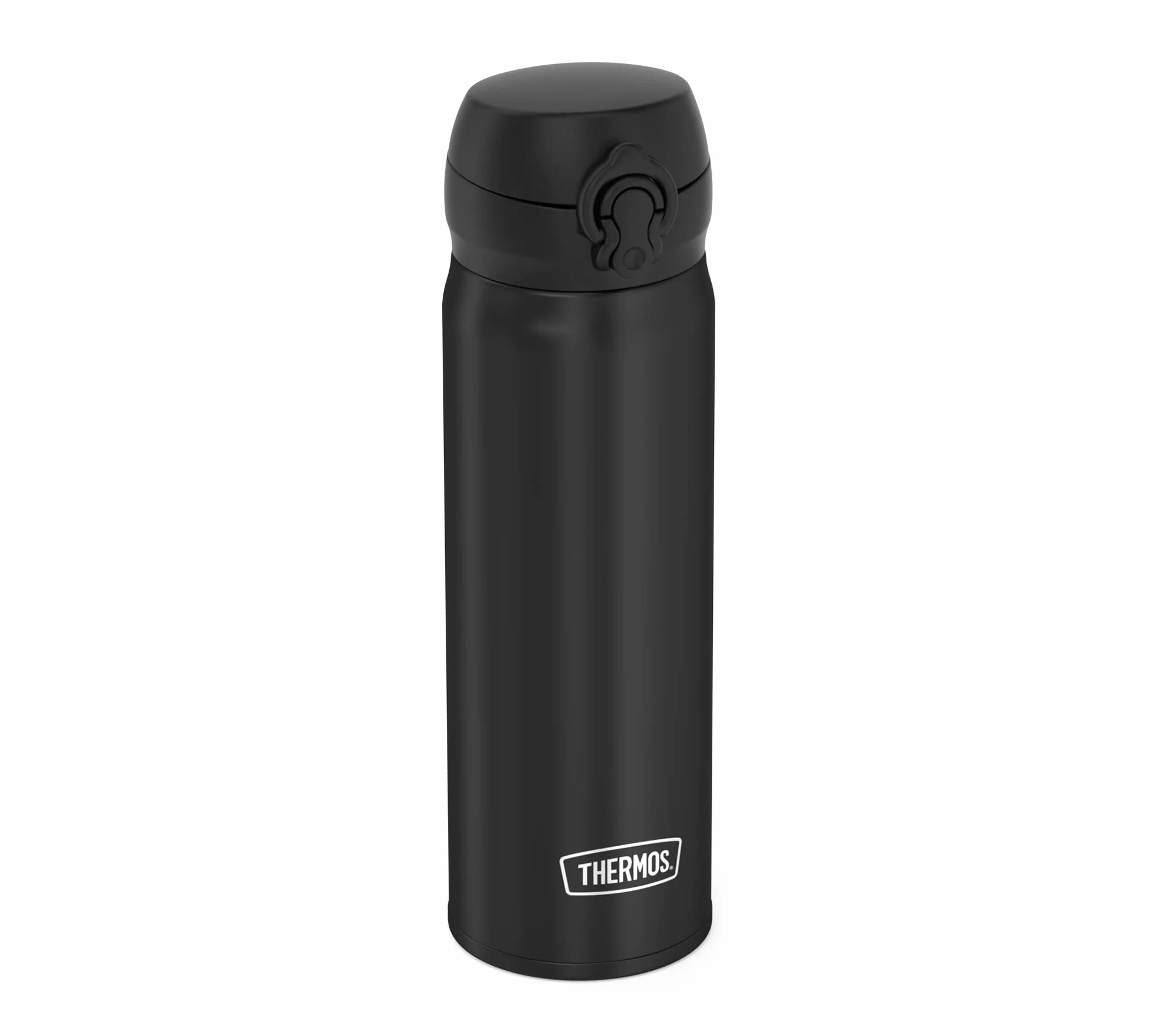 THERMOS ULTRALIGHT BOTTLE 0,75 l, Charcoal Black, termoizolacyjna butelka ze stali nierdzewnej z pokrywką Safe Flow Lid, 10 h gorąca/20 h zimna, nadaje się do mycia w zmywarce, nie zawiera BPA