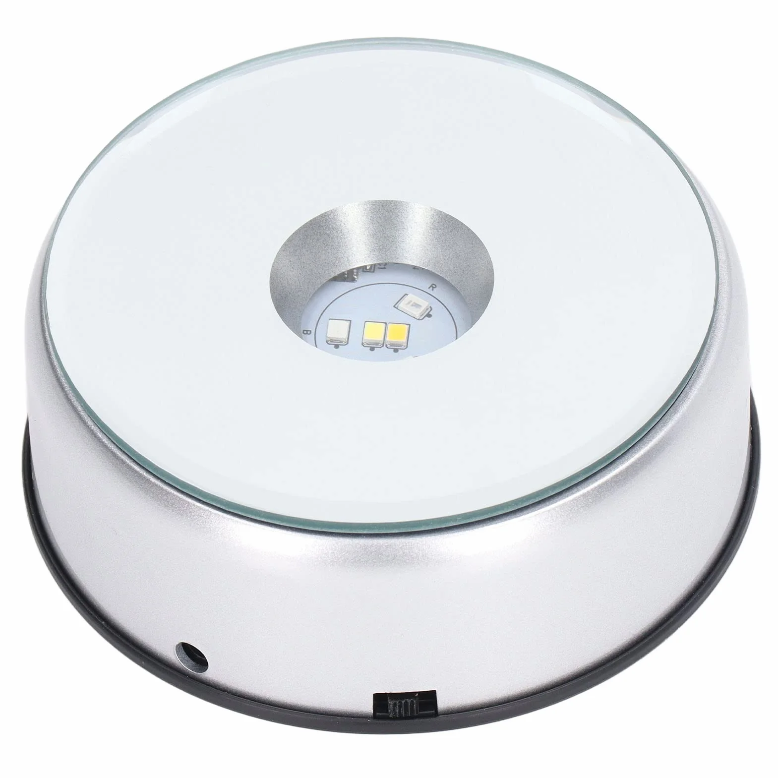 Podstawa wyświetlacza LED, 80 sekund na okrążenie Trwała podstawa z obrotowym wyświetlaczem ABS o 360 stopni z kablem zasilającym USB, zmotoryzowany obrotowy stojak gramofonowy