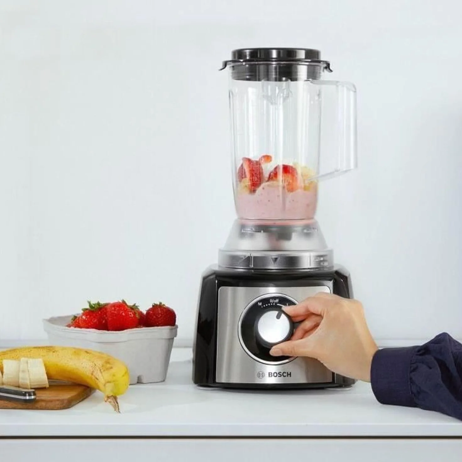Bosch Kompaktowy Robot kuchenny MultiTalent 3 BMCM3501M, 800 W, 50 funkcji, zestaw tarcz i akcesoriów