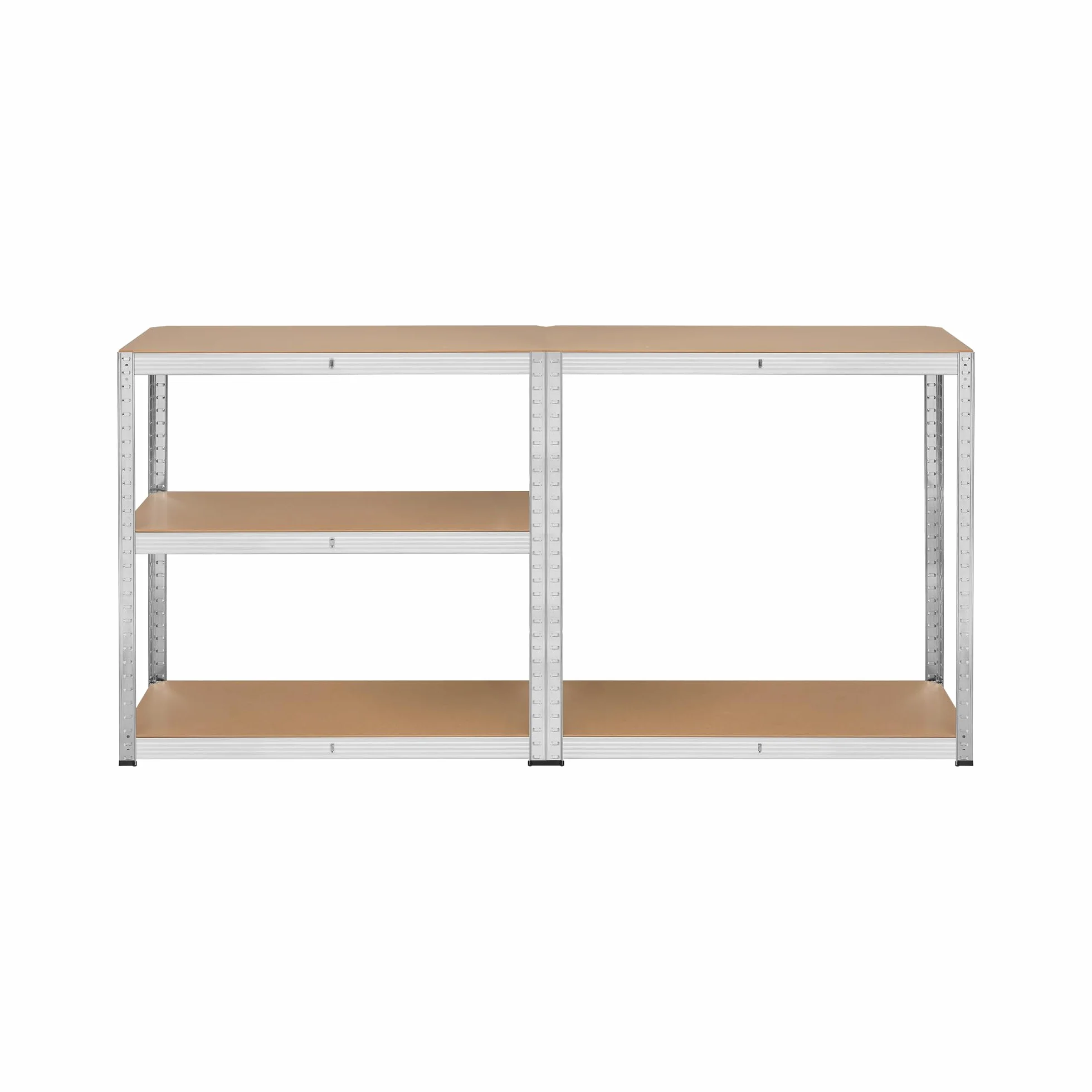 Rebel Regał Metalowy Magazynowy Garażowy 5 Półek 180x90x40 Srebrny RB-1256