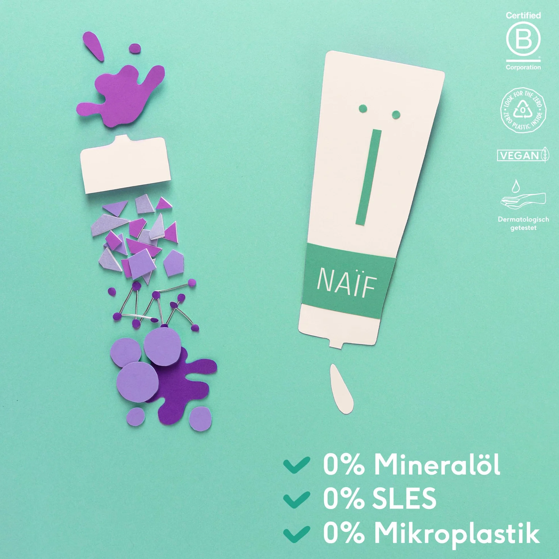 Naïf Mineralny spray przeciwsłoneczny – dla niemowląt i dzieci – LSF 50 – spray bez oktokrylenu – ochrona UVA i UVB – odporny na działanie wody – testowany dermatologicznie – bez mikroplastiku – 100