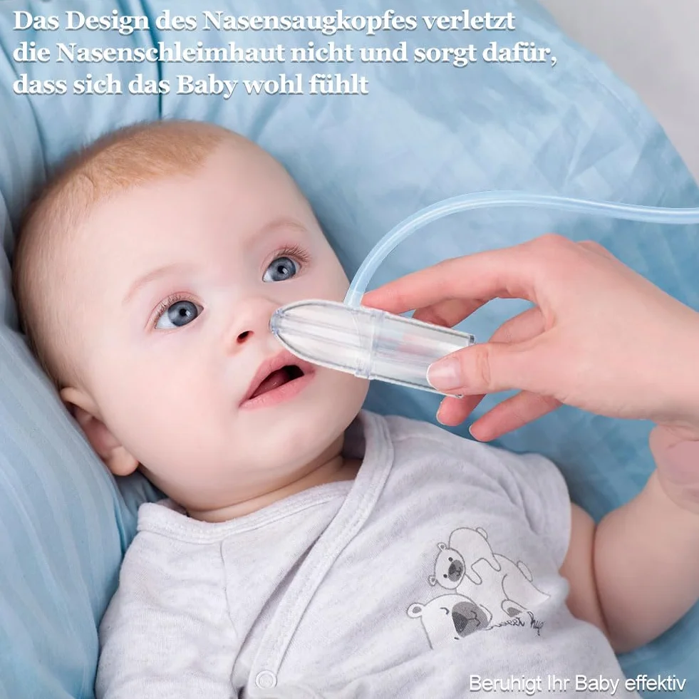 Odkurzacz do nosa dla niemowląt, przenośny odkurzacz ręczny z pompką ręczną, łatwy w obsłudze, aspirator do nosa, bezpieczny dla niemowląt, dzieci i dorosłych