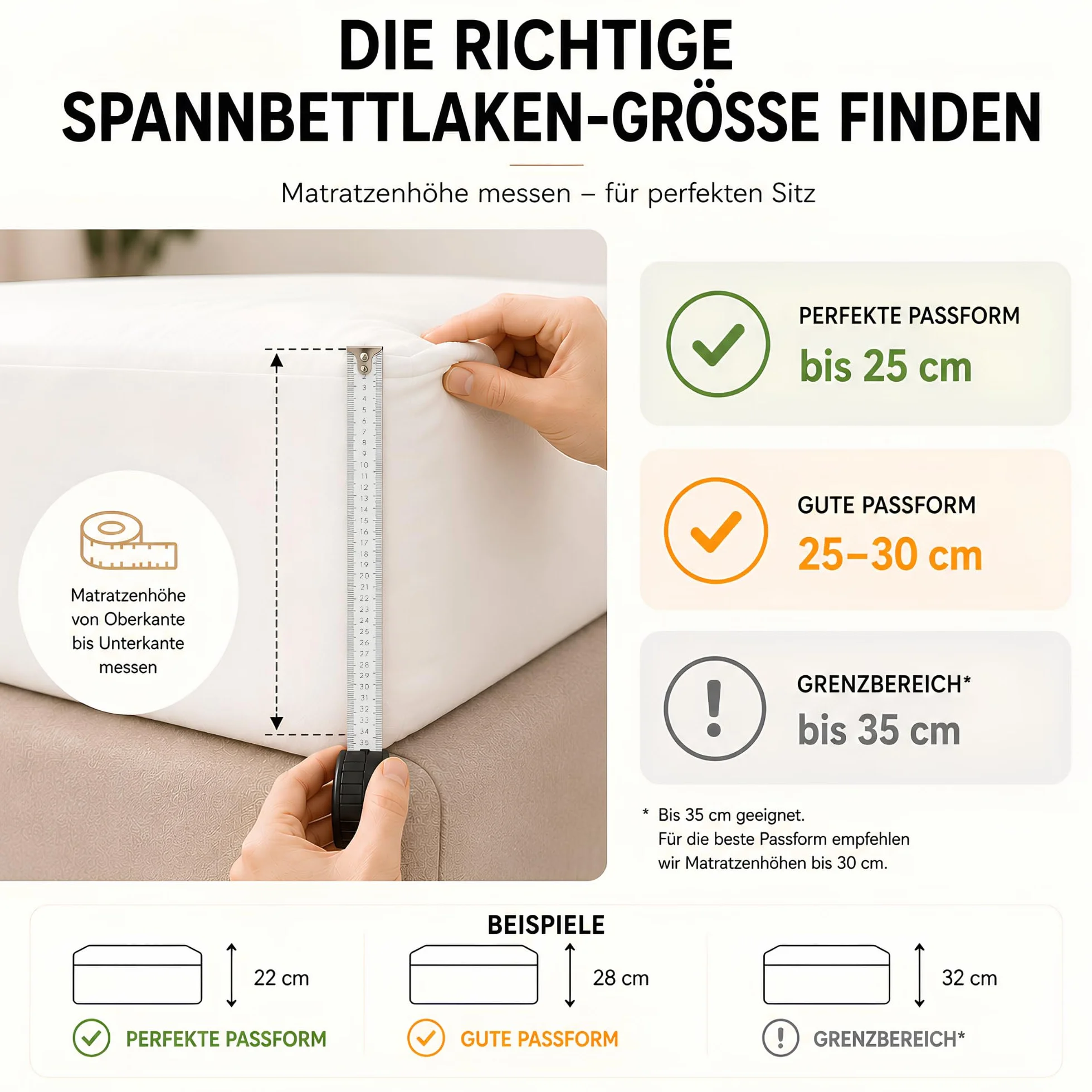 Cloud Pillow Prześcieradło z gumką 160x200cm – idealne na wysokie materace | 100% bawełna, elastyczna gumka wokół, komfort na co dzień, na materace do 35 cm, 160 g/m², OEKO-TEX Standard 100
