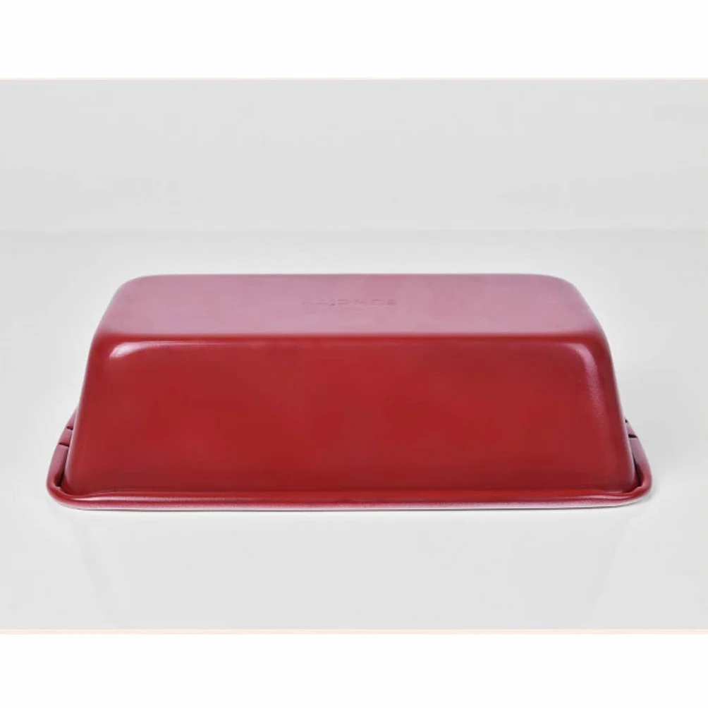 RJJ Ciasto formy do pieczenia formy nonstick ciasto pieczenia patelni chleb prostokątny chiński czerwony 2 funt piekarnik domowy pieczenia narzędzie