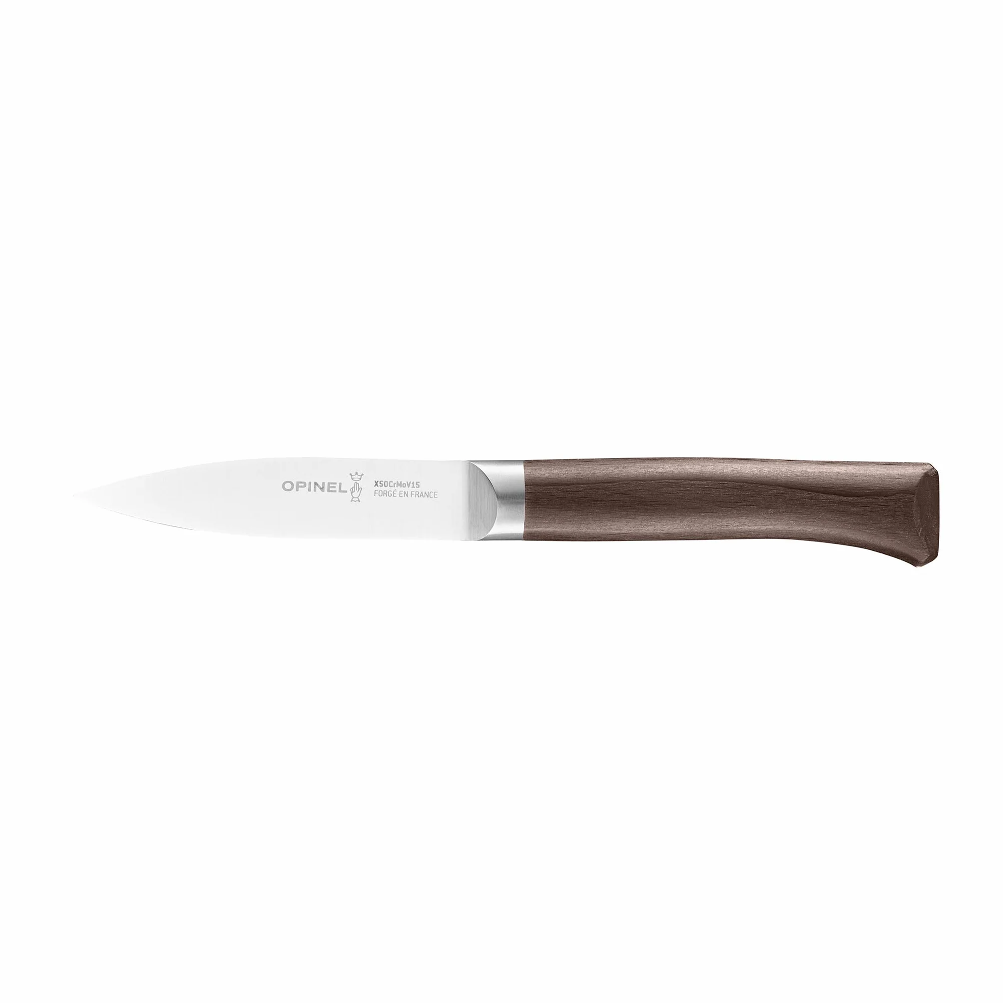 Opinel FORGES 1890, nóż do obierania, 8 cm, brązowy