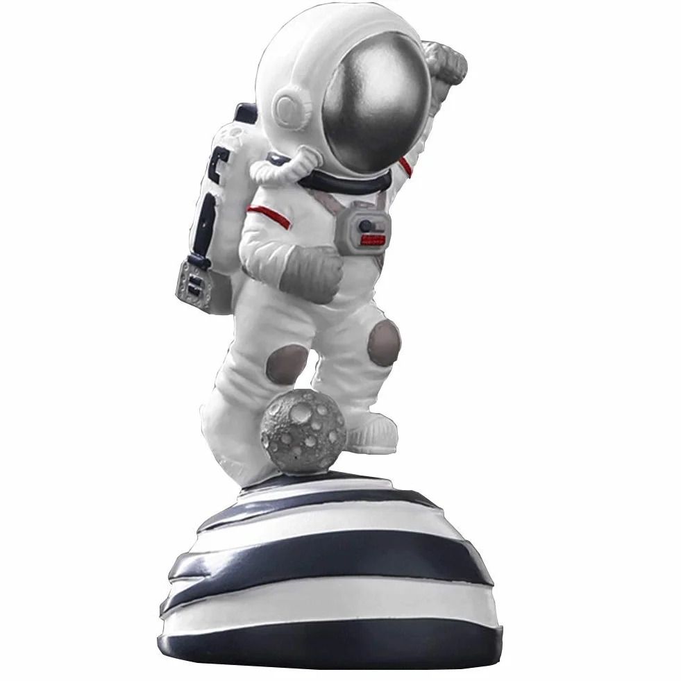 astronauta rysunek statua ozdoba żywica lotnicza seria marzeń rzeźba, moda salon biurko pokój dziecięcy dekoracja sypialni prezent, e