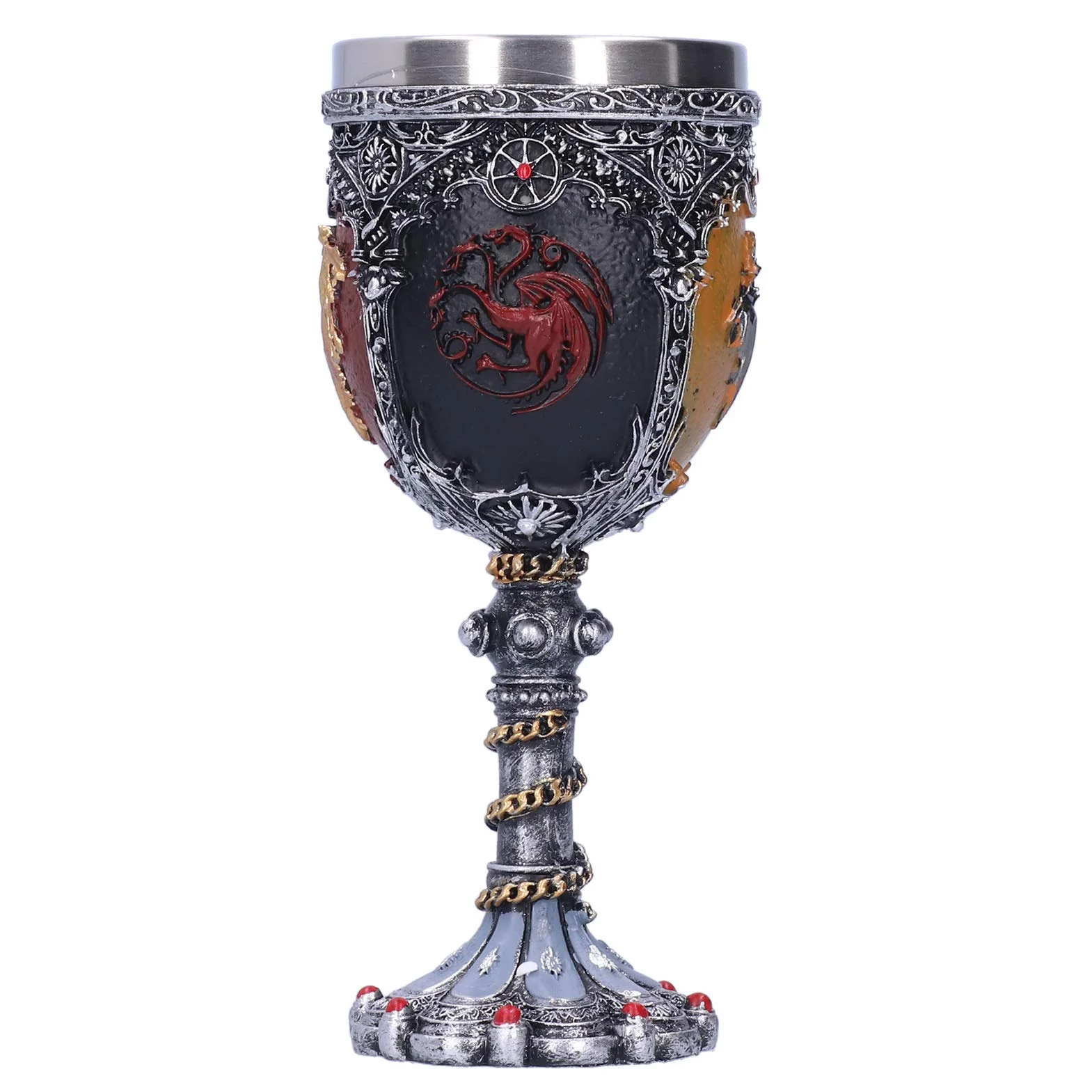 Kufel do Piwa z Unikalnym Wzorem 3D Viking, Naczynia do Picia na wodę, Kielich do Wina Kubek Whisky na Halloween Bar Party Supplies Dekoracje Urodzinowe (18x7cm)